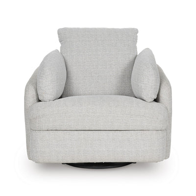 Alainmont Next-Gen Nuvella Swivel Power Reclining Chair Light Grey