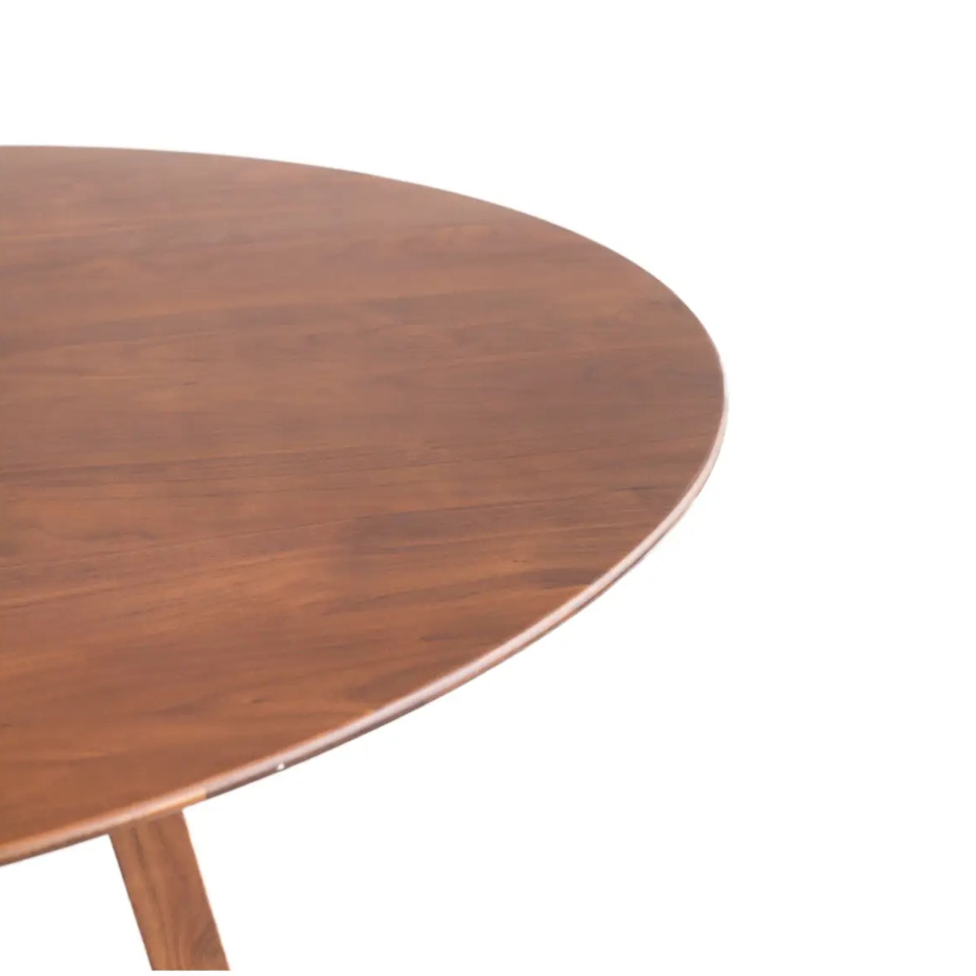Moe's Home Aldo Collection Round Dining Table Walnut | CastleUp Experience Centre Online Furniture