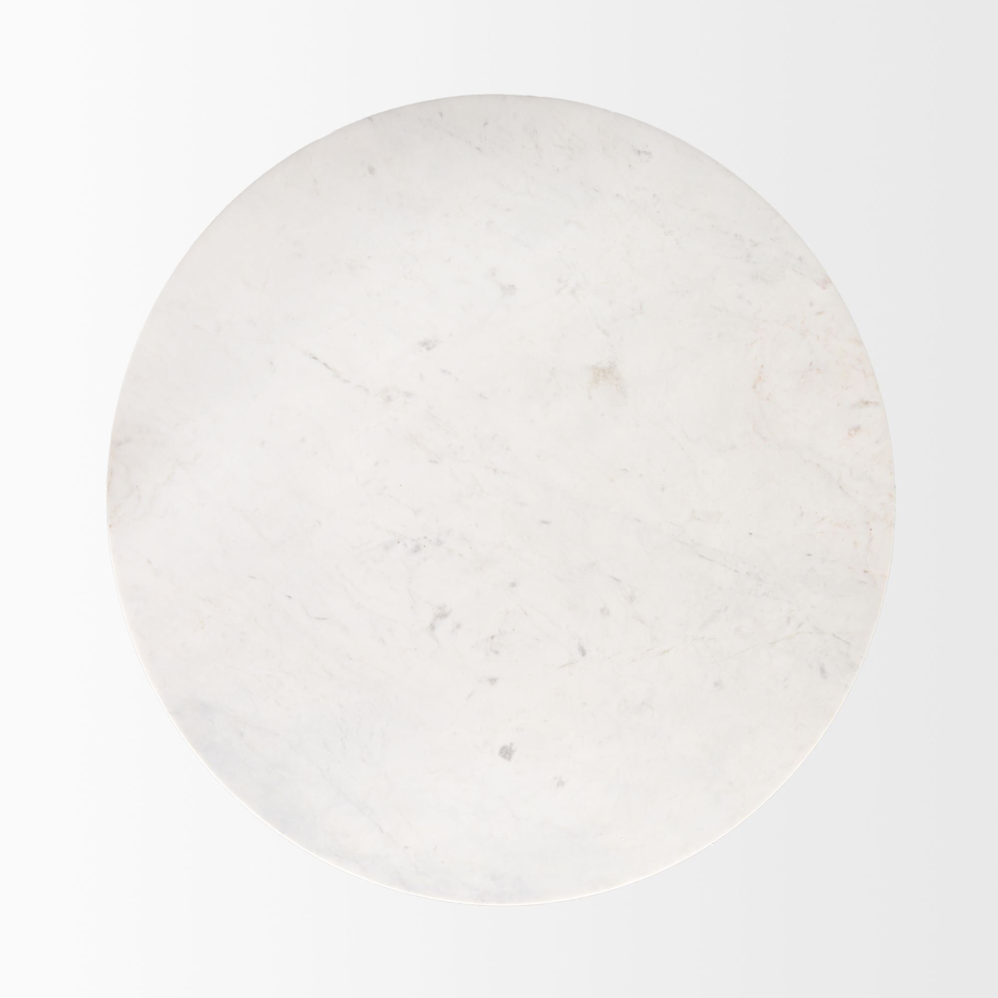 Mercana Allyson Collection 42" Banswara White Marble Top Dining Table | CastleUp Experience Centre Online Furniture