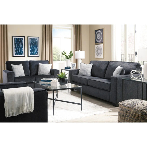 Ashley Altari Sofa Set in Slate.