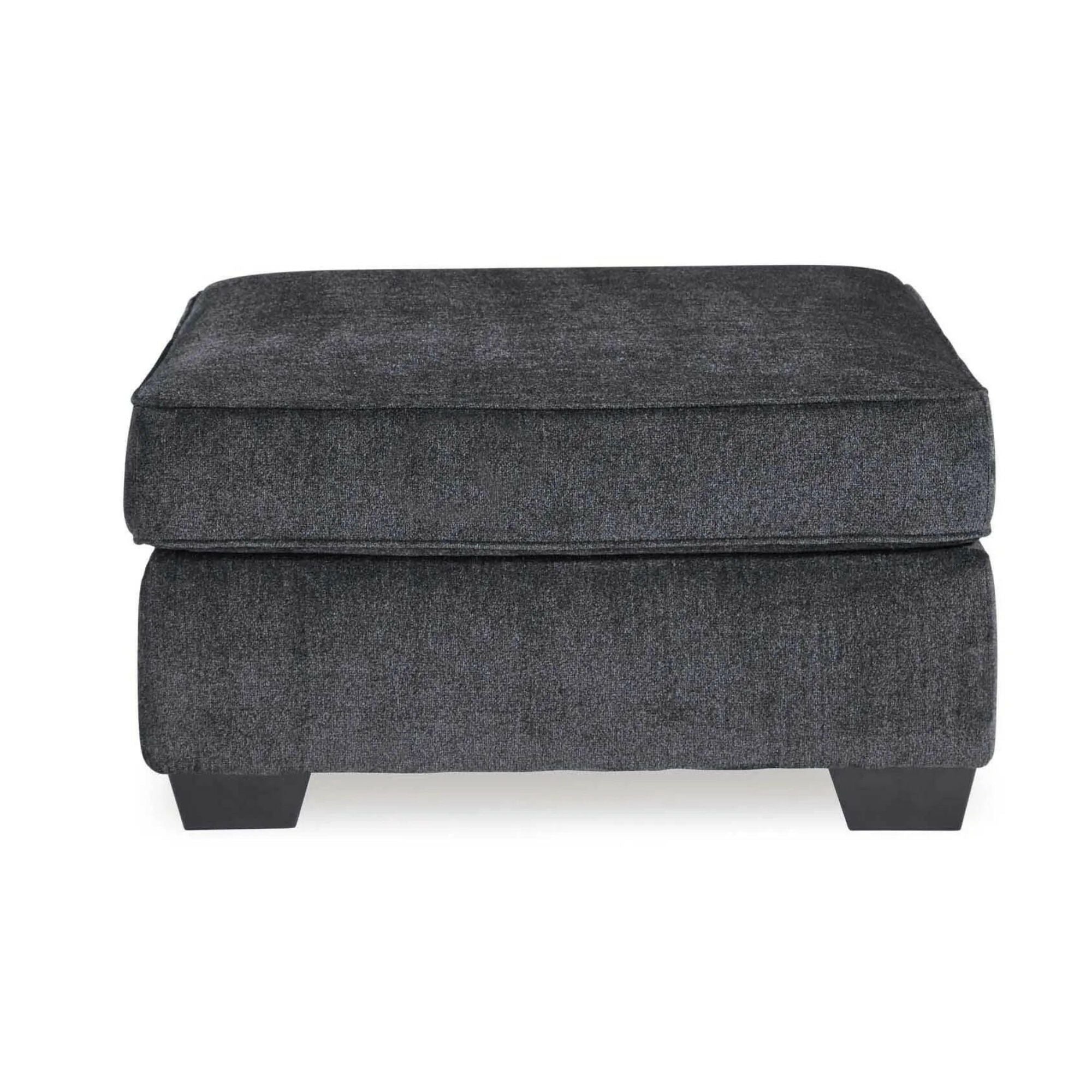 Altari Oversized Accent Ottoman in Slate