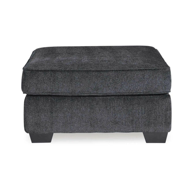 Altari Oversized Accent Ottoman in Slate