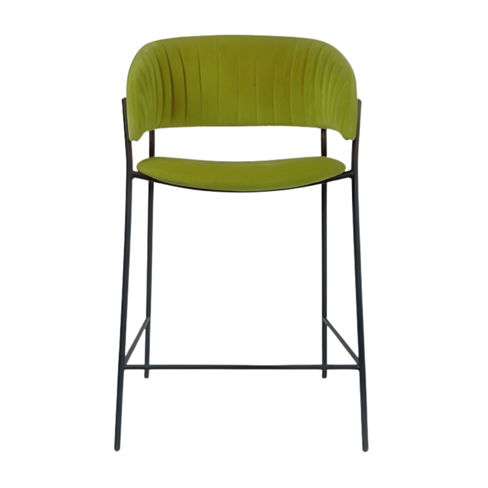 Green Amanda Stool by Elite Living, a stylish counter bar stool with a modern design and comfortable seating.