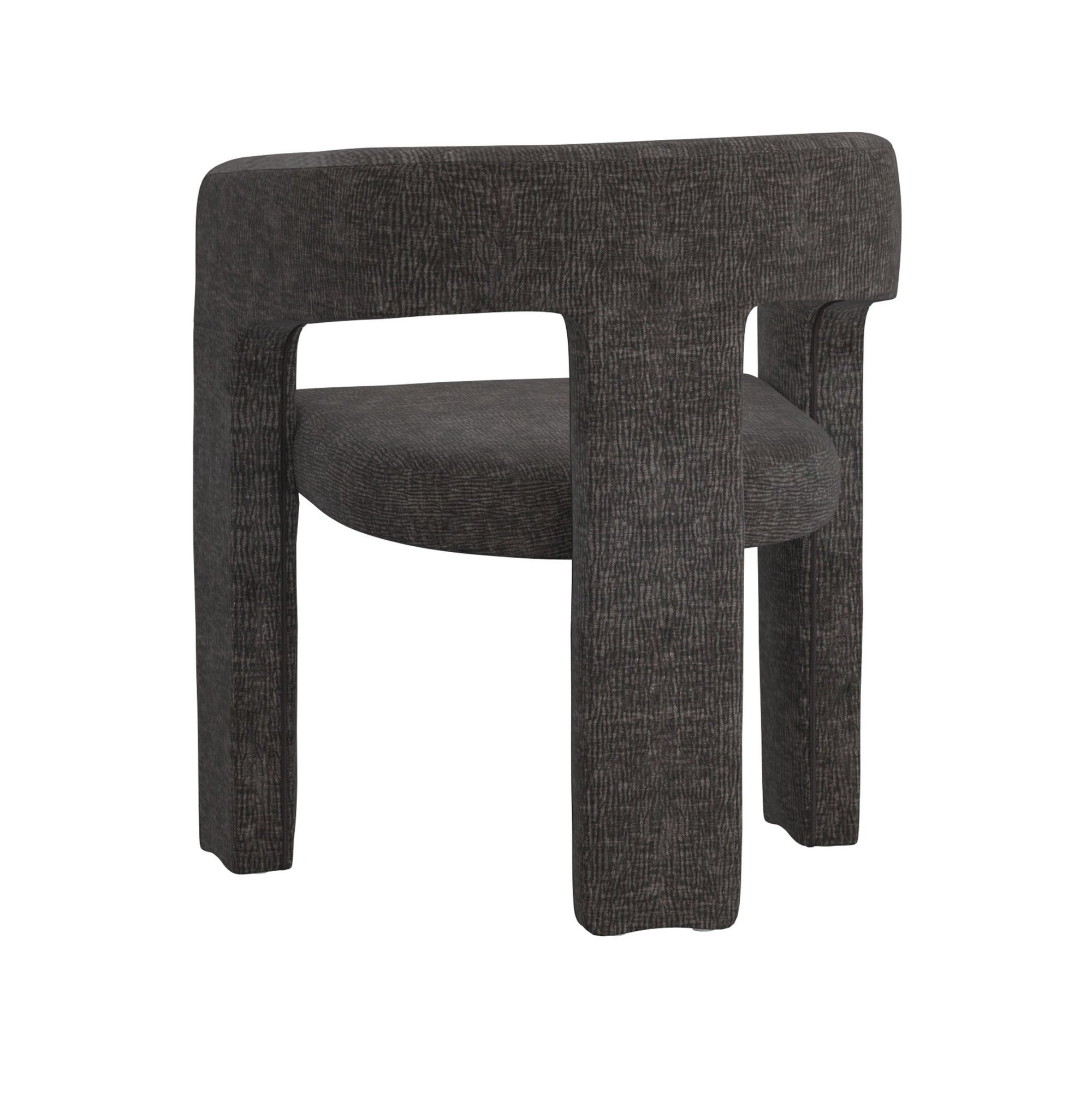 Chaise de salle à manger Caspian moderne du milieu du siècle, couleur sable (lot de 2)