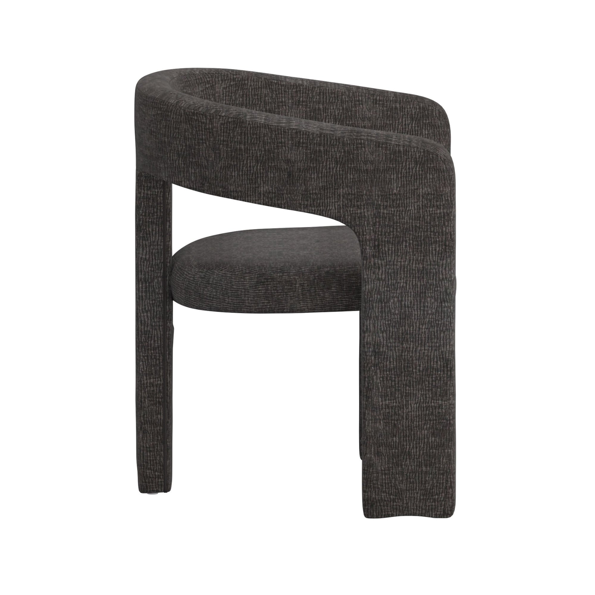 Chaise de salle à manger Caspian moderne du milieu du siècle, couleur sable (lot de 2)
