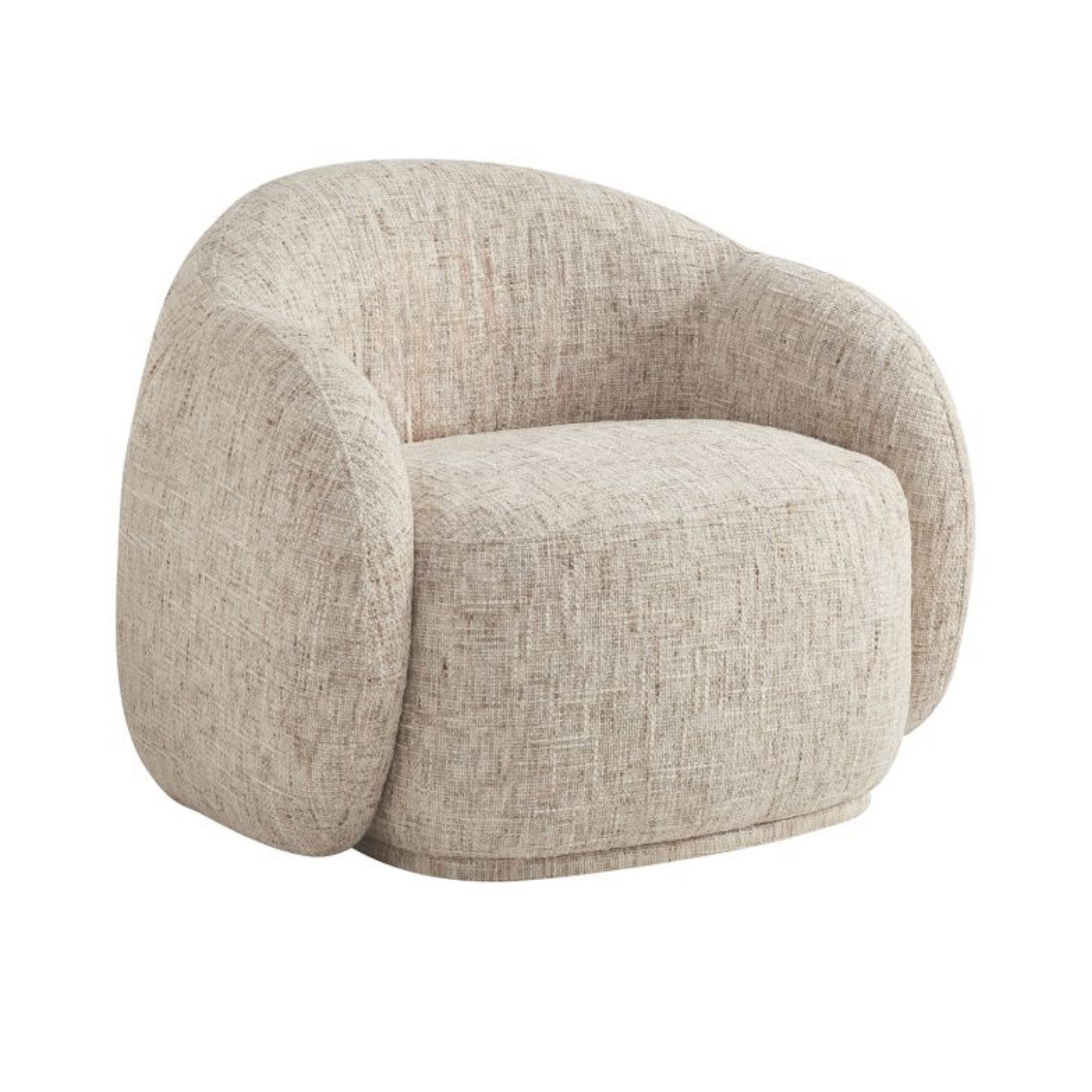 Amriel Accent Chair in Light Brown Multi-Tone