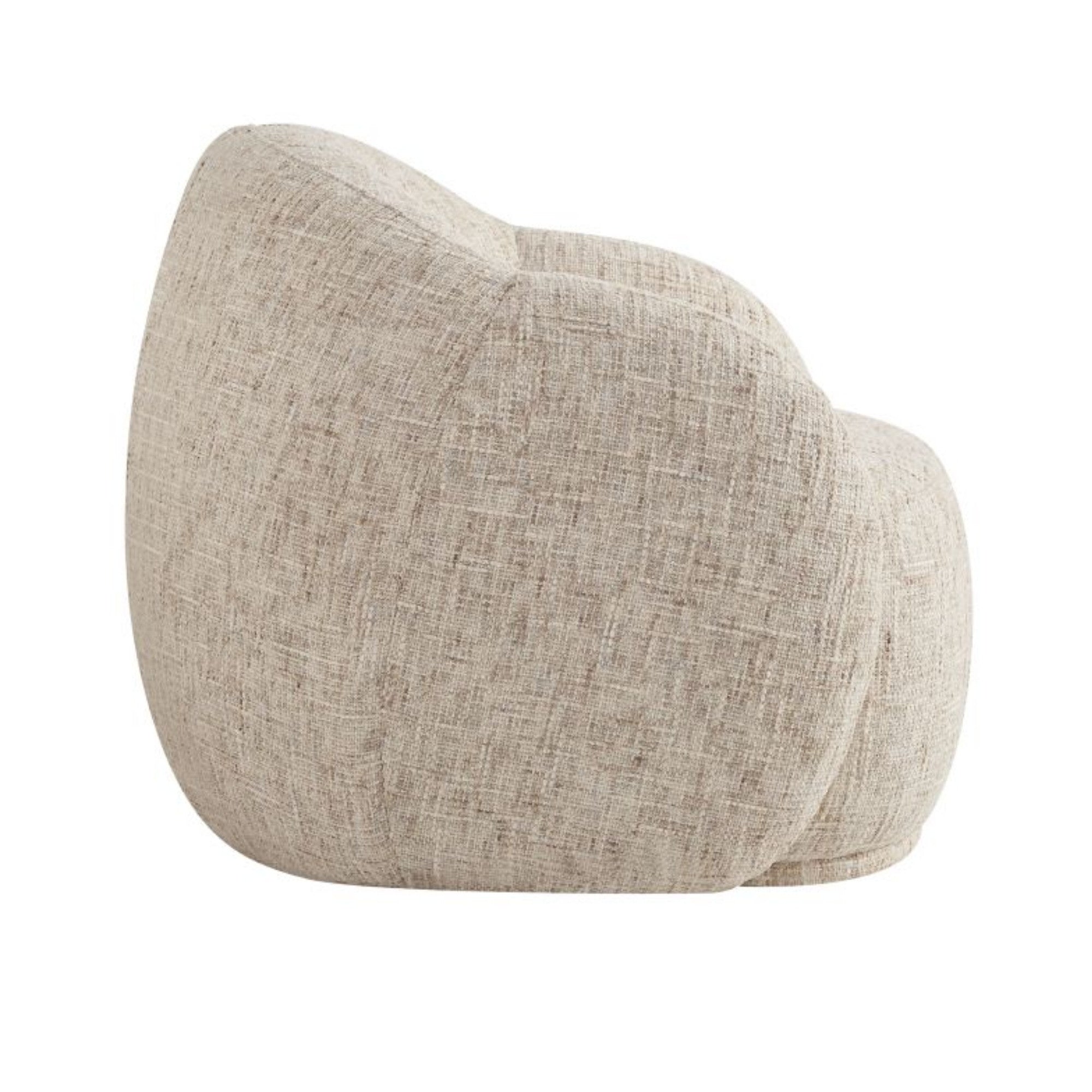 Amriel Accent Chair in Light Brown Multi-Tone