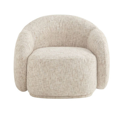 Amriel Accent Chair in Light Brown Multi-Tone
