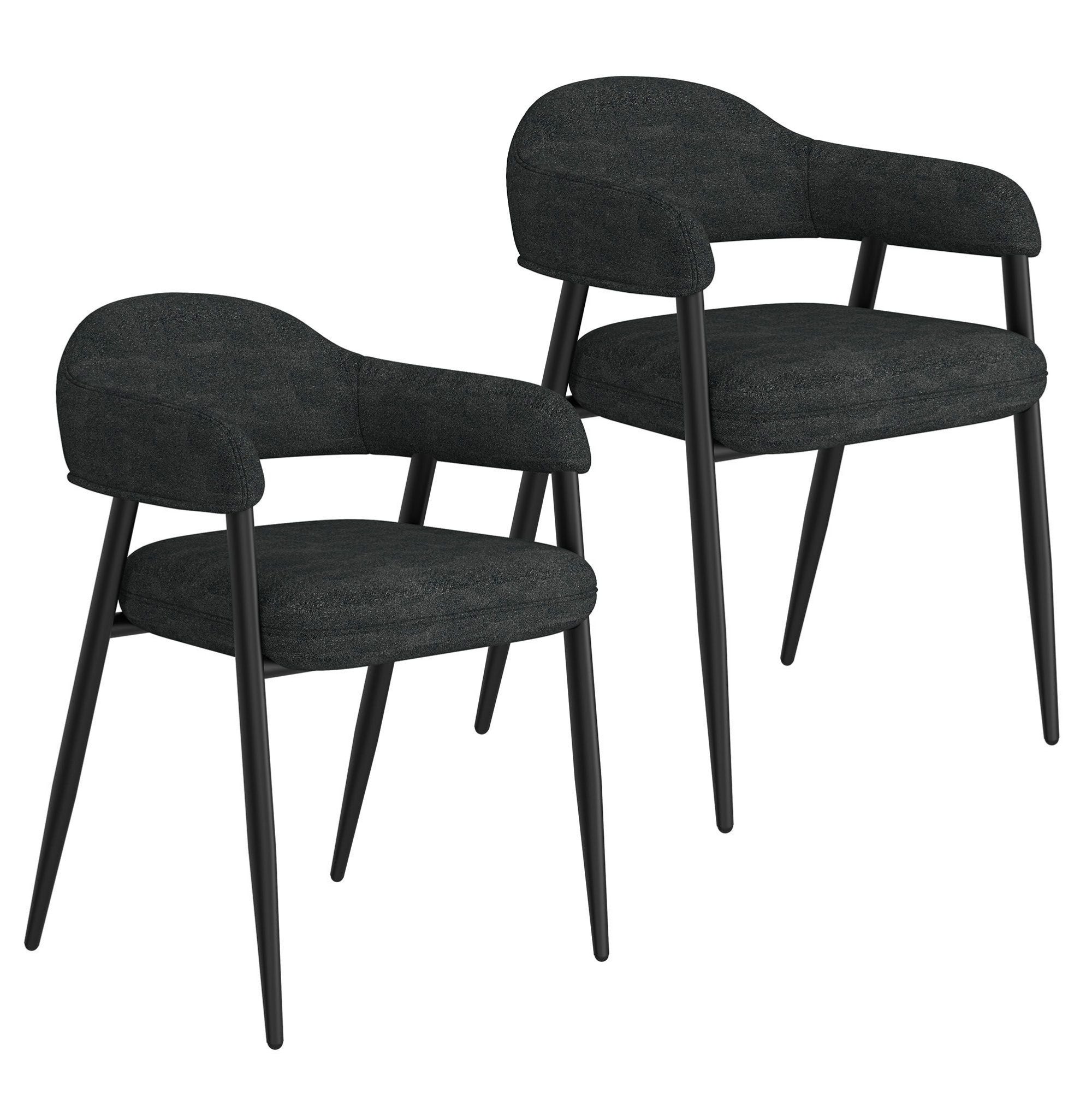 Archer Dining Chair  Black (Set of 2)