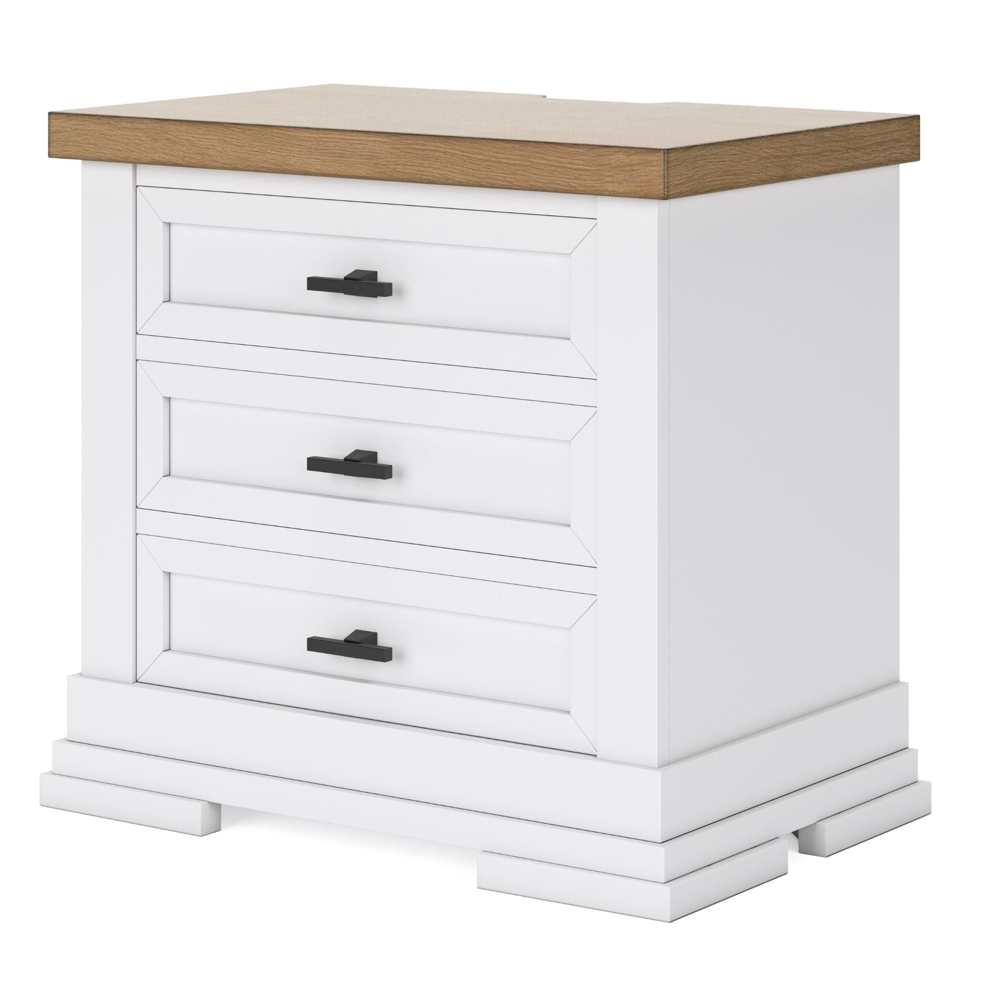 Ashbryn Three Drawer Night Stand