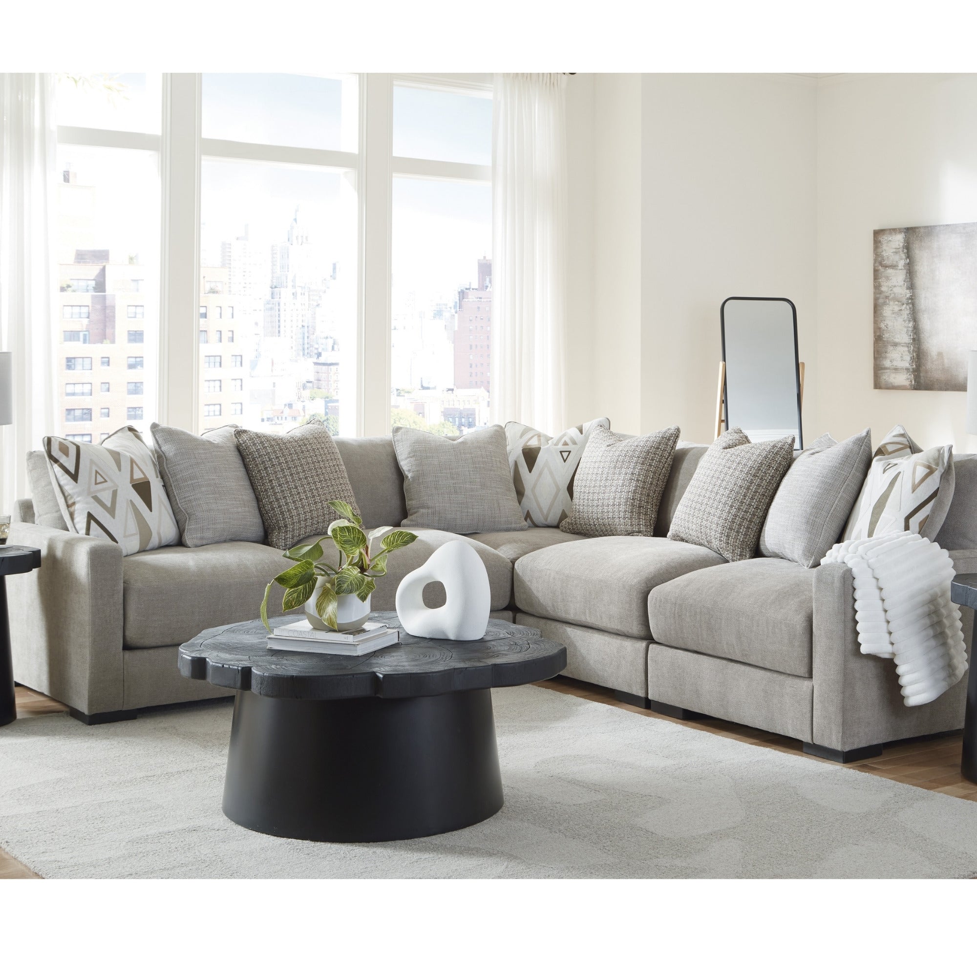Aslan Court 5-Piece Modular Sectional