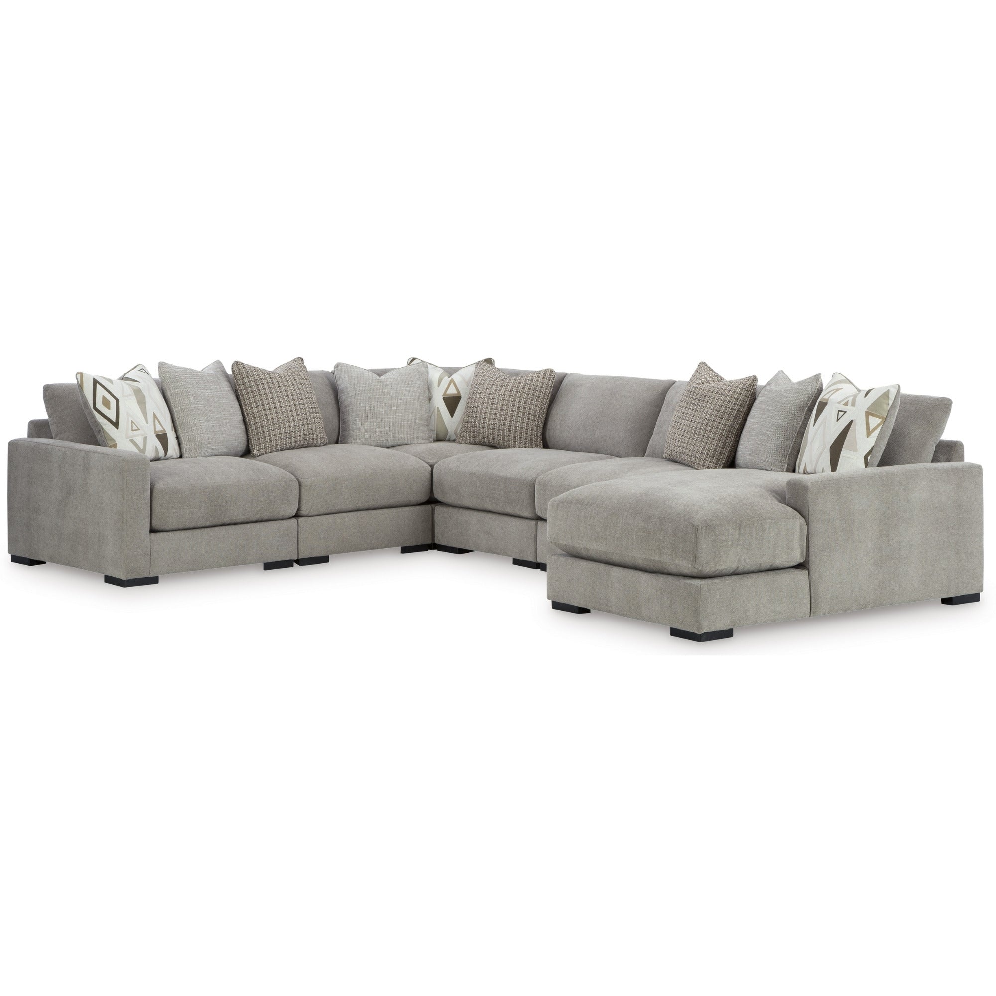 Aslan Court 6-Piece Modular Sectional with Chaise