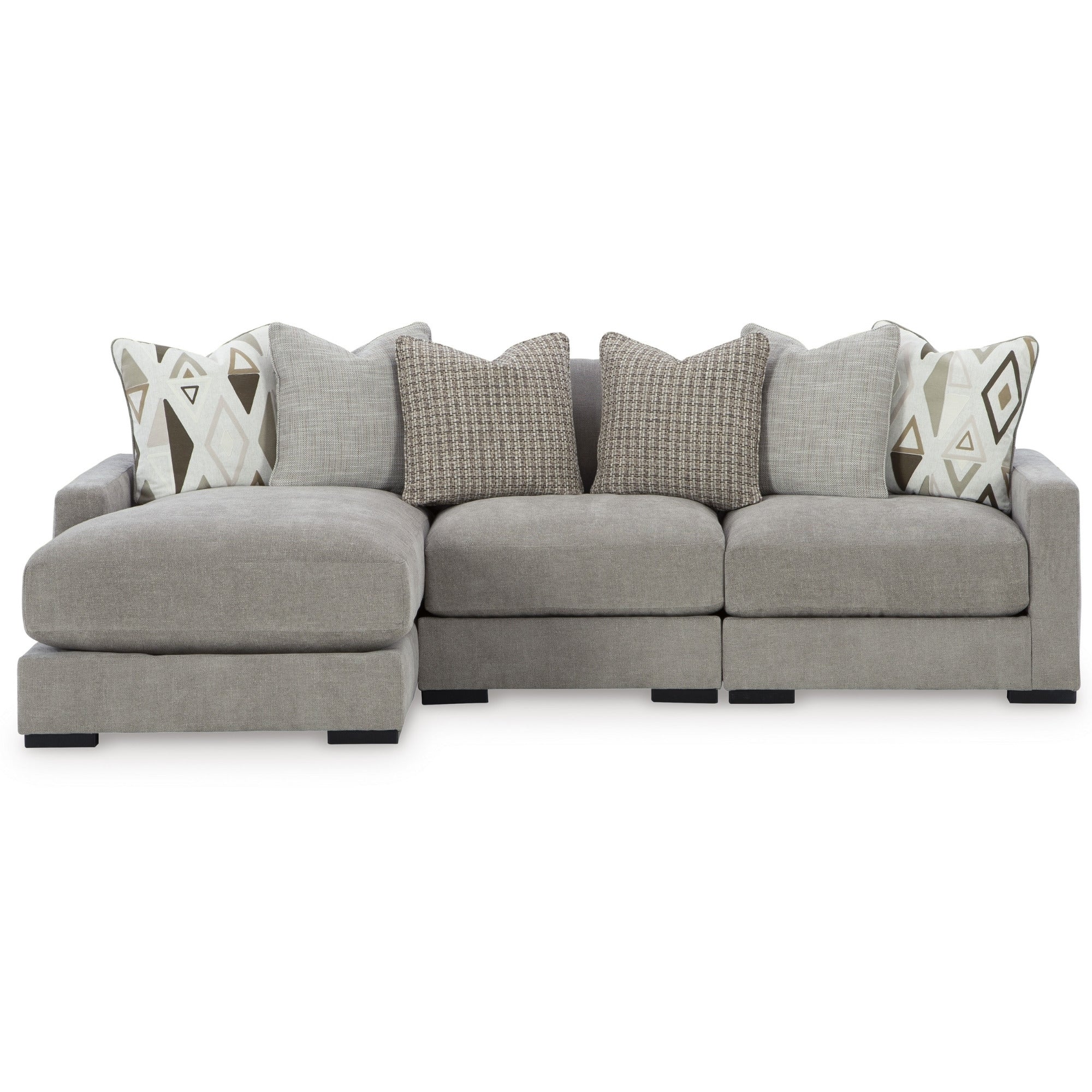 Aslan Court 3-Piece Modular Sofa Sectional with Chaise