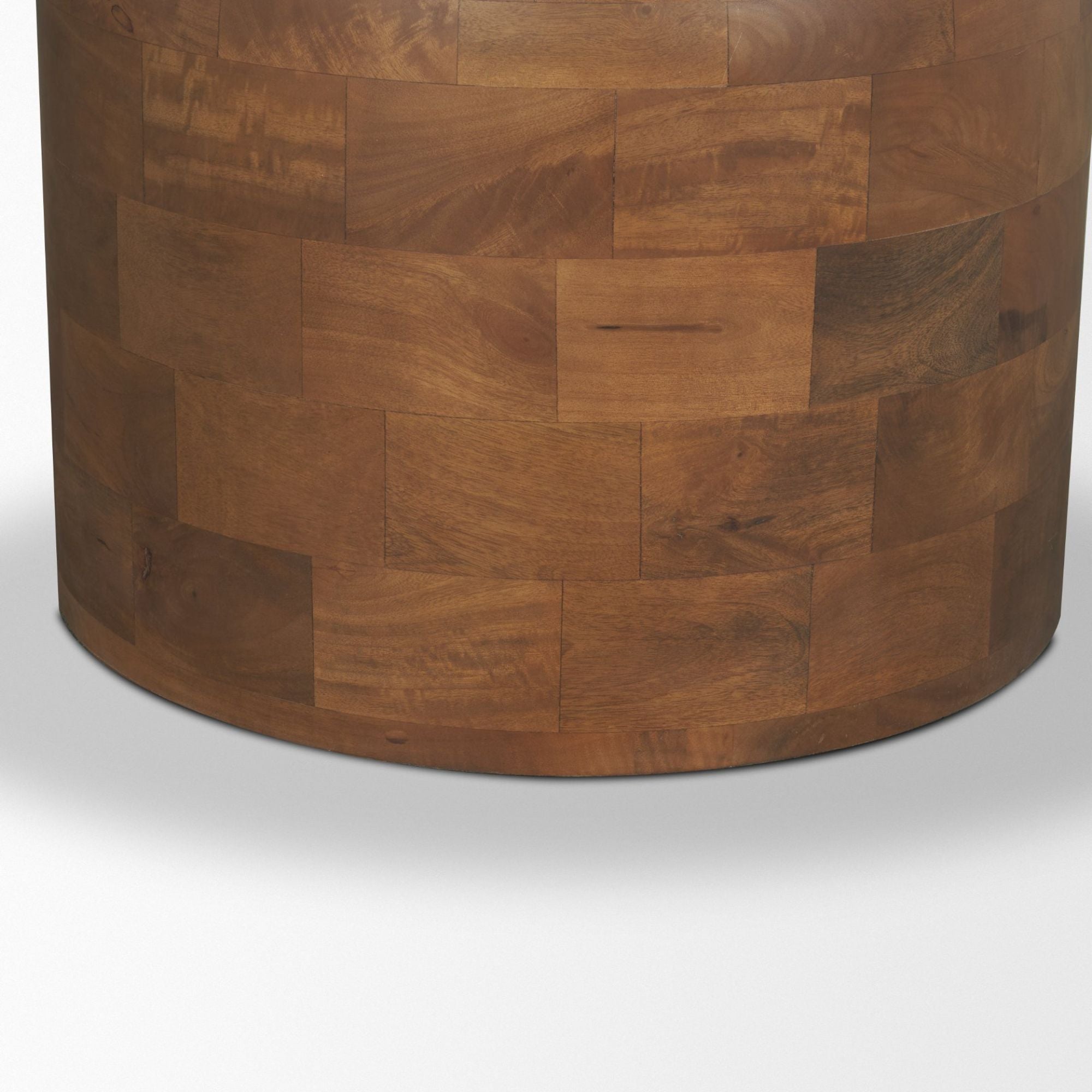 Mid-brown wood Mercana Atlas Collection 60-inch dining table with sturdy legs and smooth tabletop for elegant dining rooms.