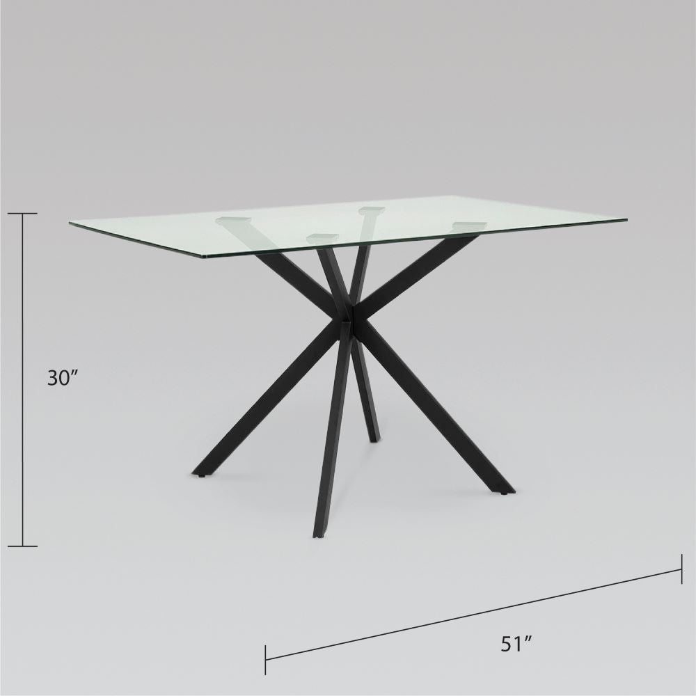 Atlas Black Dining Table.
