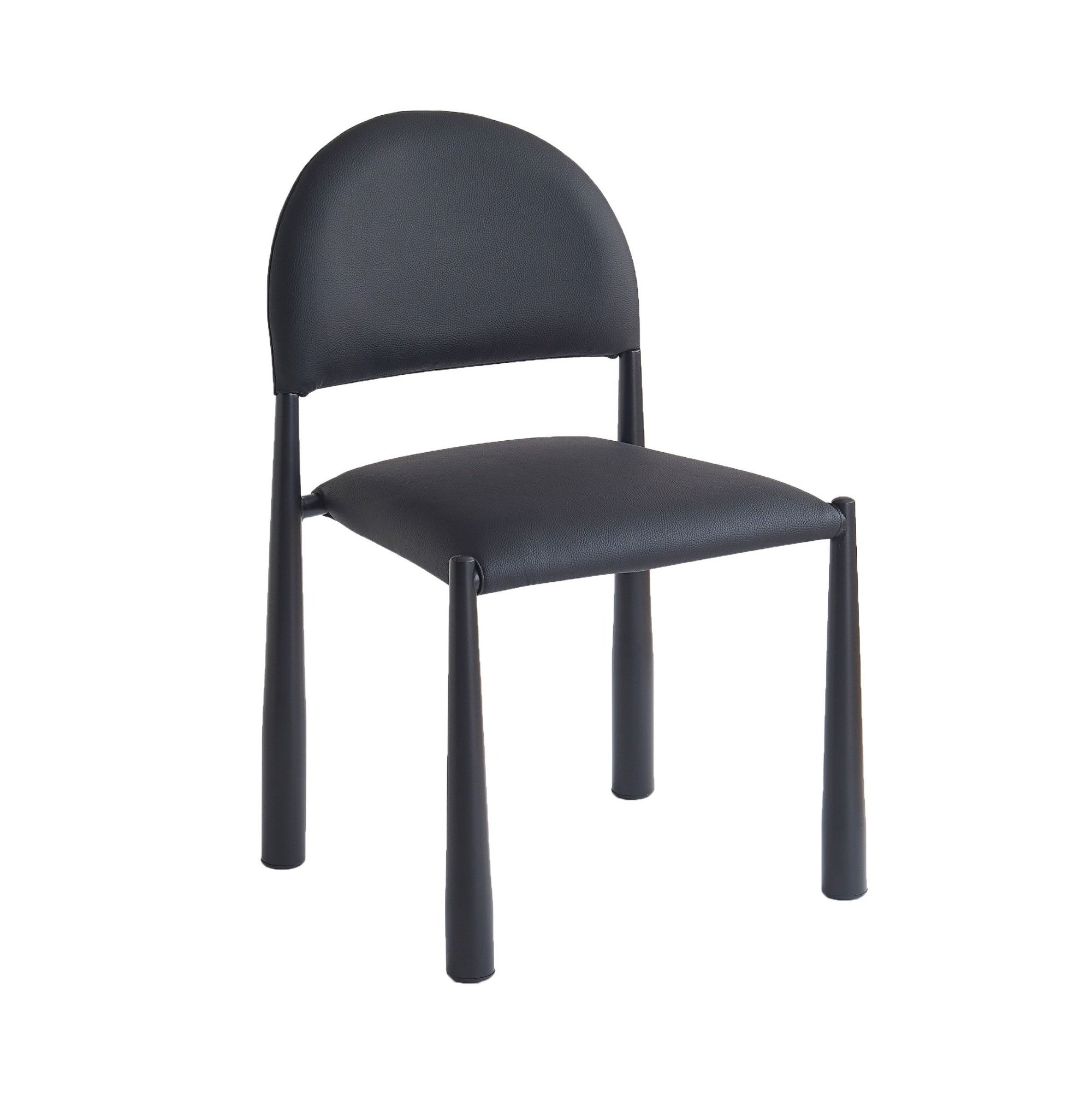 Auggie Lounge Dining Chair Black (Set of 4)