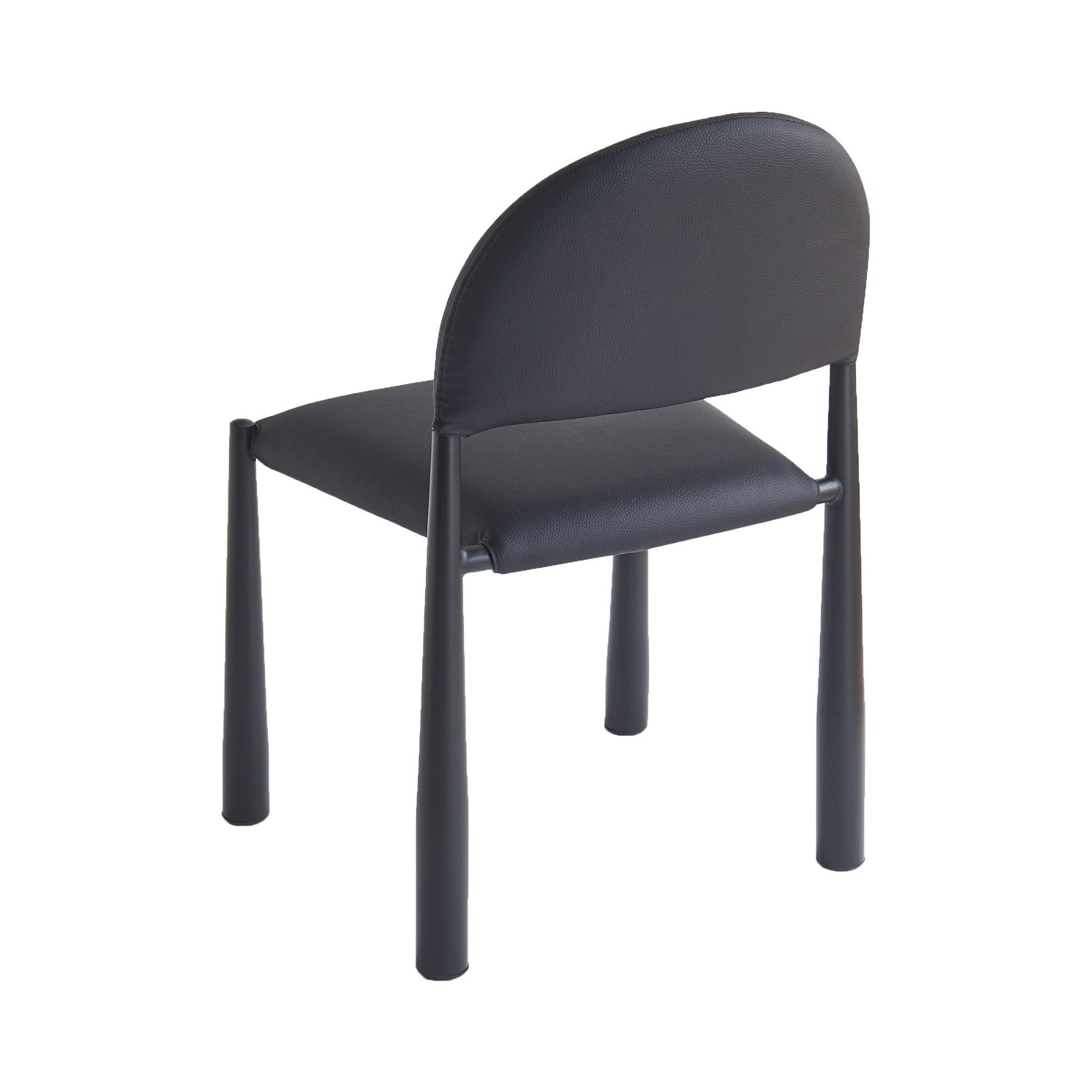 Auggie Lounge Dining Chair Black (Set of 4)