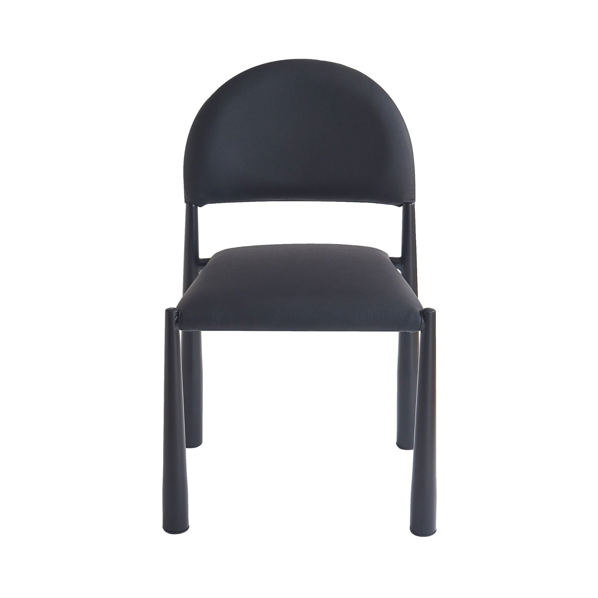 Auggie Lounge Dining Chair Black (Set of 4)