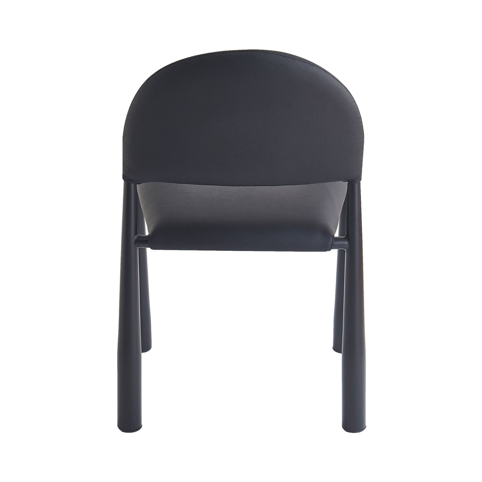 Auggie Lounge Dining Chair Black (Set of 4)