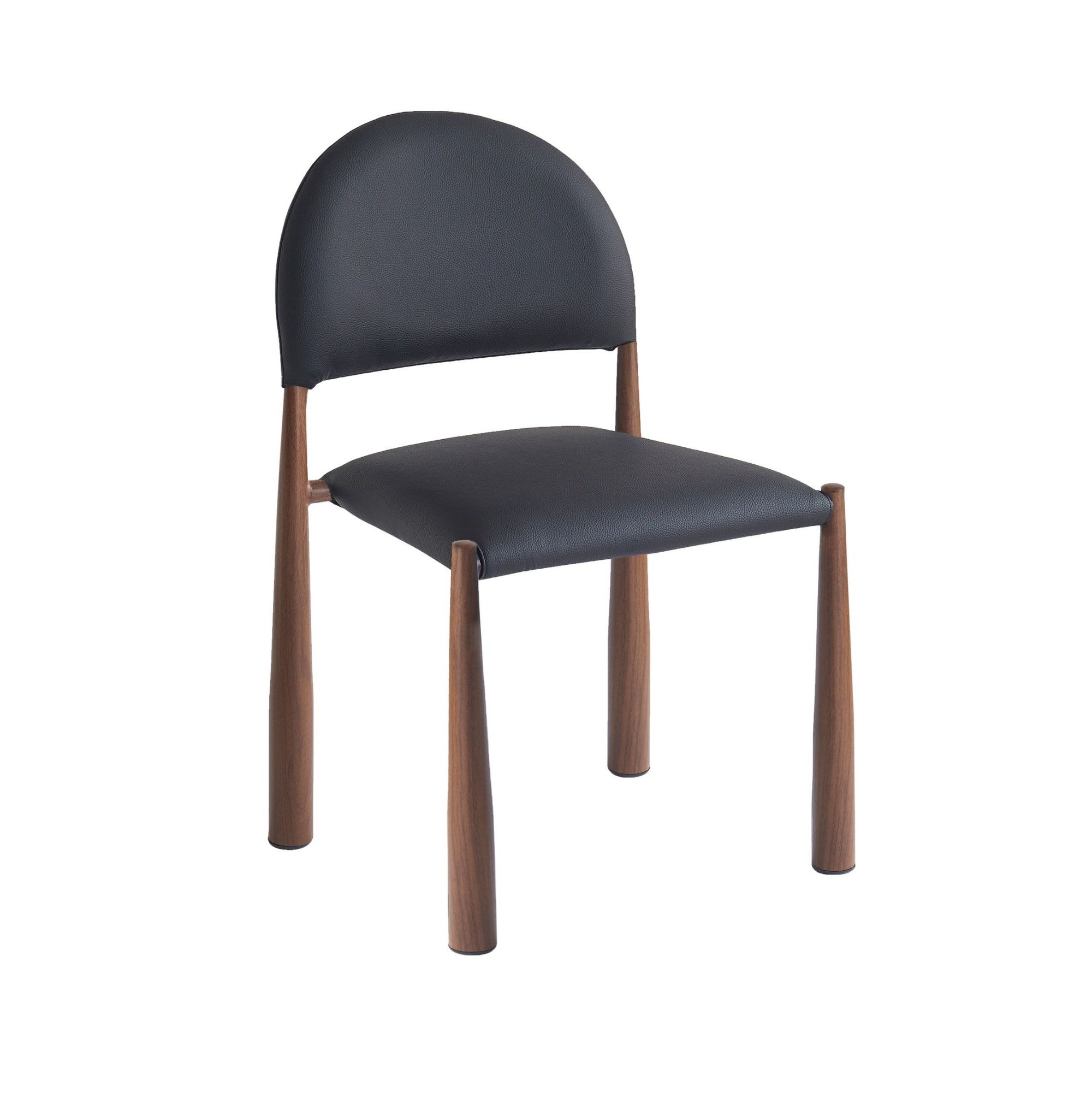 Auggie Dining/Lounge Chair Black and Aged Gold (Set of 4)