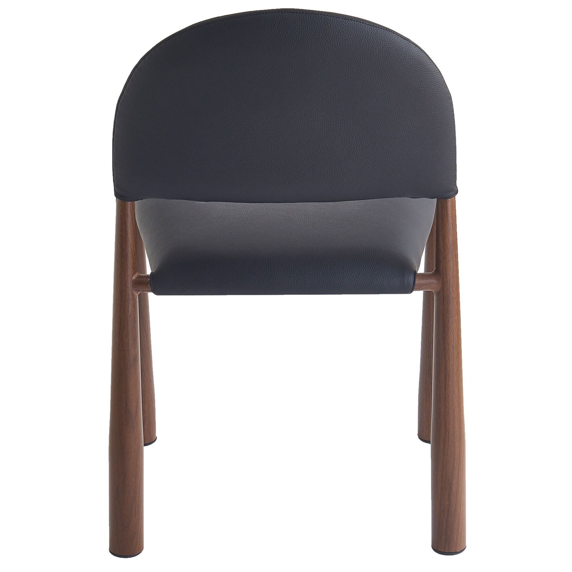 Auggie Dining/Lounge Chair Black and Aged Gold (Set of 4)