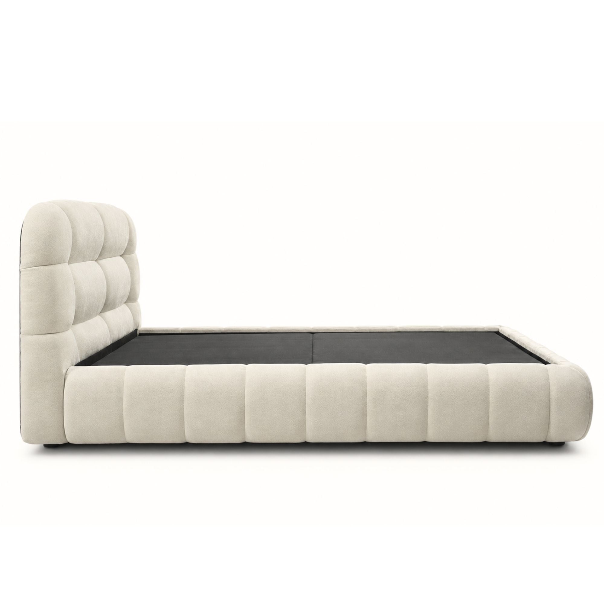 Aurelia Upholstered Lift Storage Bed Beige