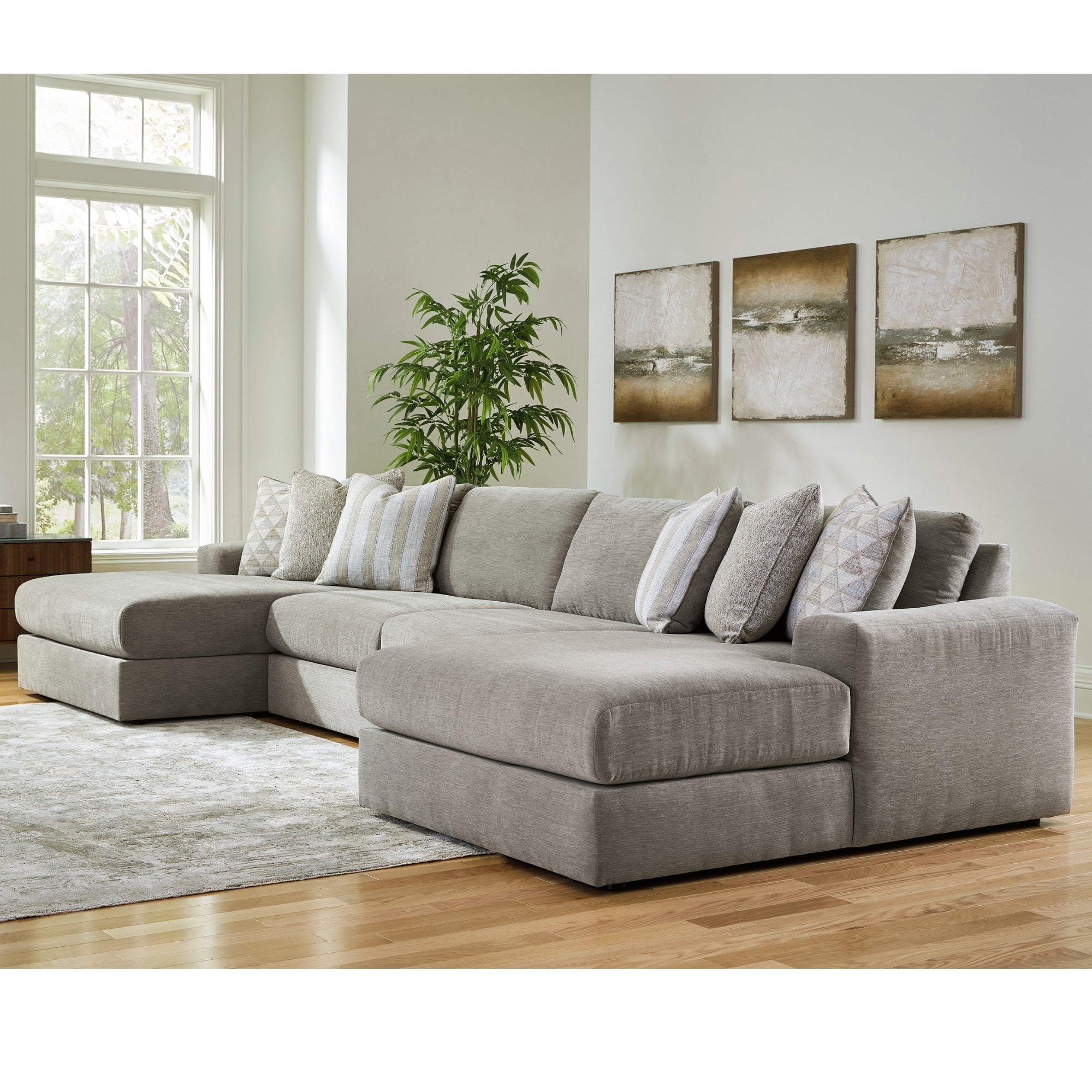 Avaliyah 4-Piece Double Chaise Sectional