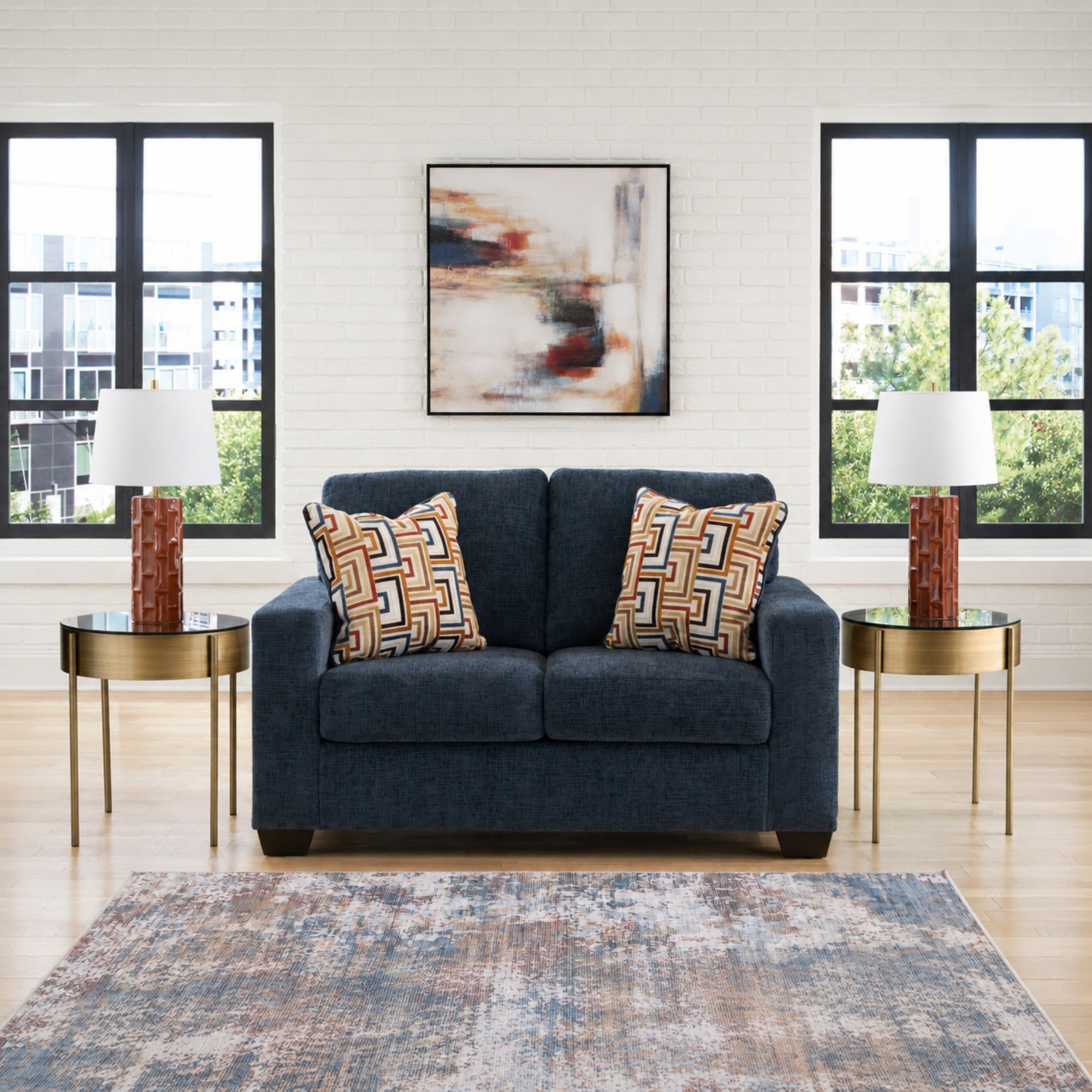Aviemore Loveseat in Ink