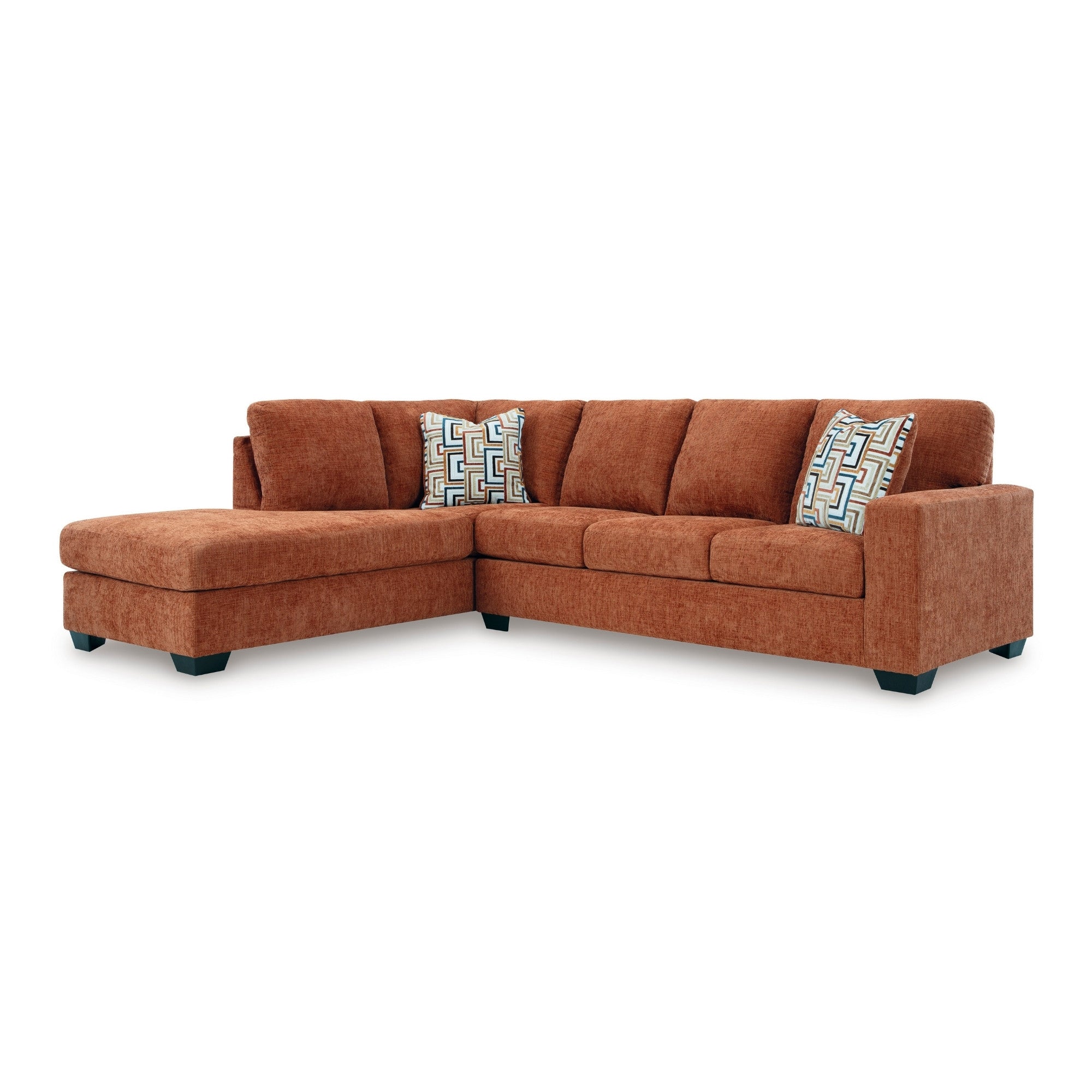 Sectionnel Ashley Aviemore coloris Spice avec CHAISE côté gauche