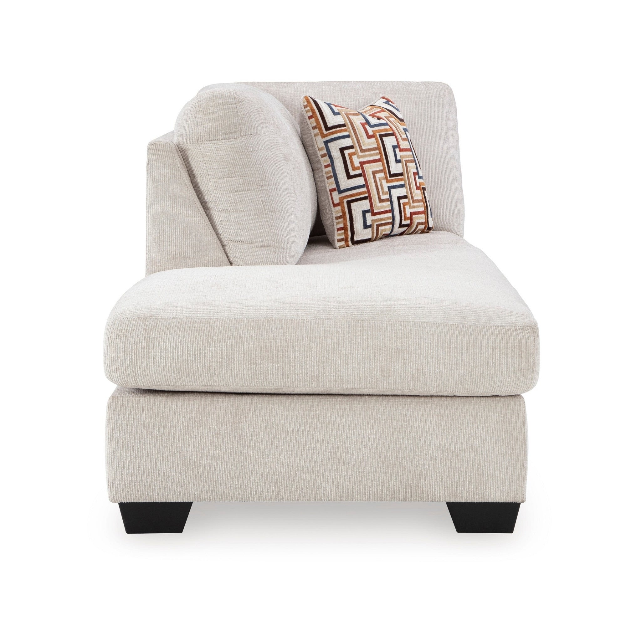 Canapé d'angle Ashley Aviemore avec chaise longue en tissu Stone