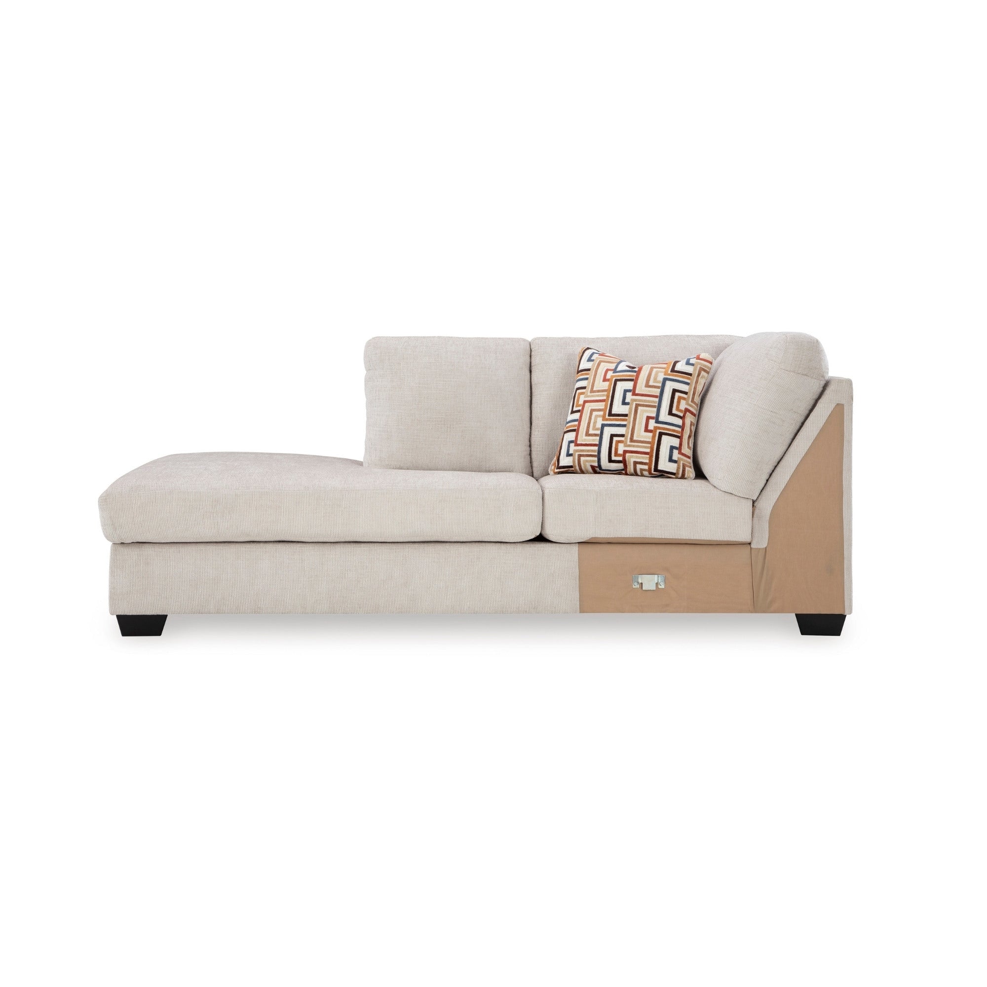 Canapé d'angle Ashley Aviemore avec chaise longue en tissu Stone