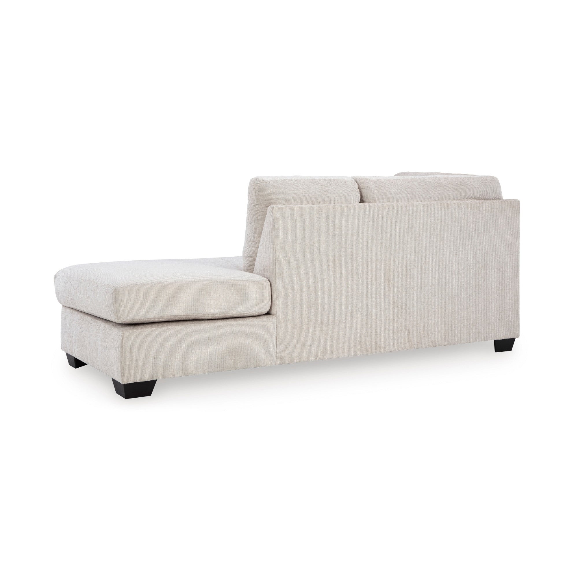 Canapé d'angle Ashley Aviemore avec chaise longue en tissu Stone