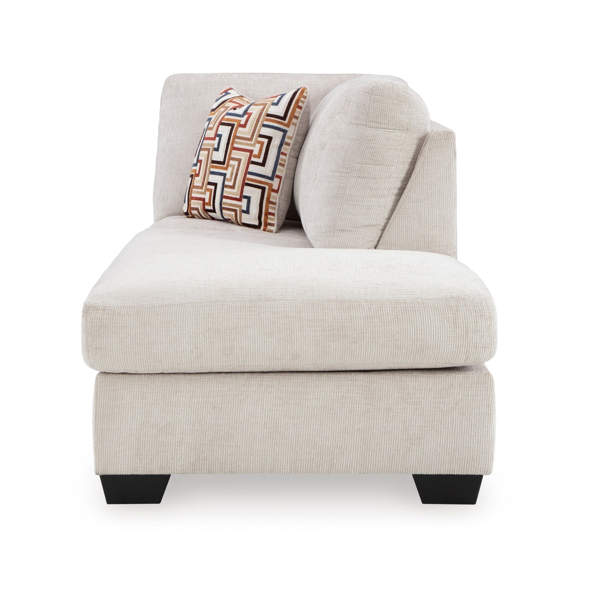 Canapé d'angle Ashley Aviemore avec chaise longue en tissu Stone