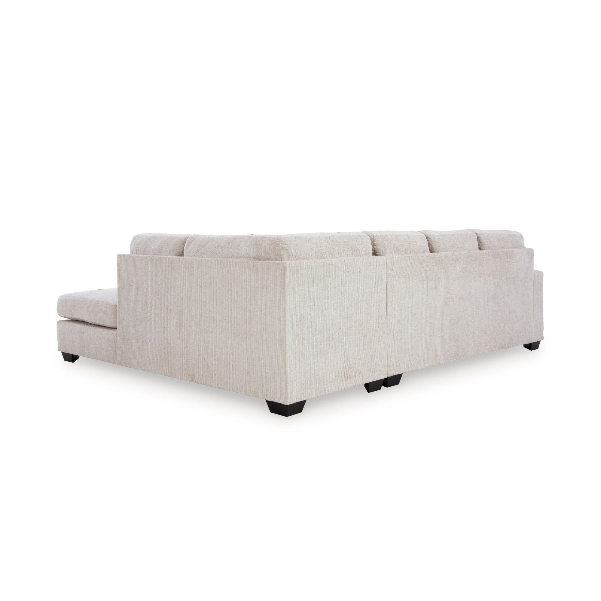 Canapé d'angle Ashley Aviemore avec chaise longue en tissu Stone