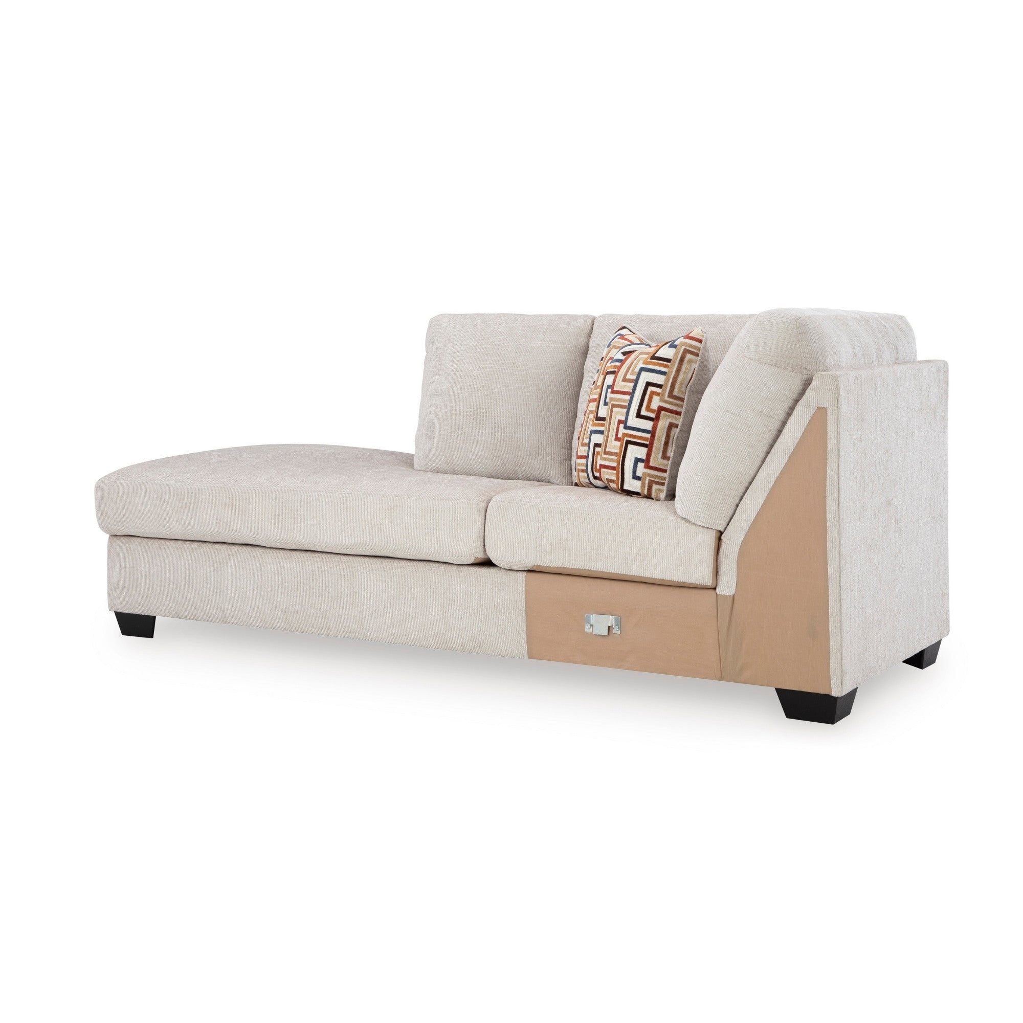 Canapé d'angle Ashley Aviemore avec chaise longue en tissu Stone