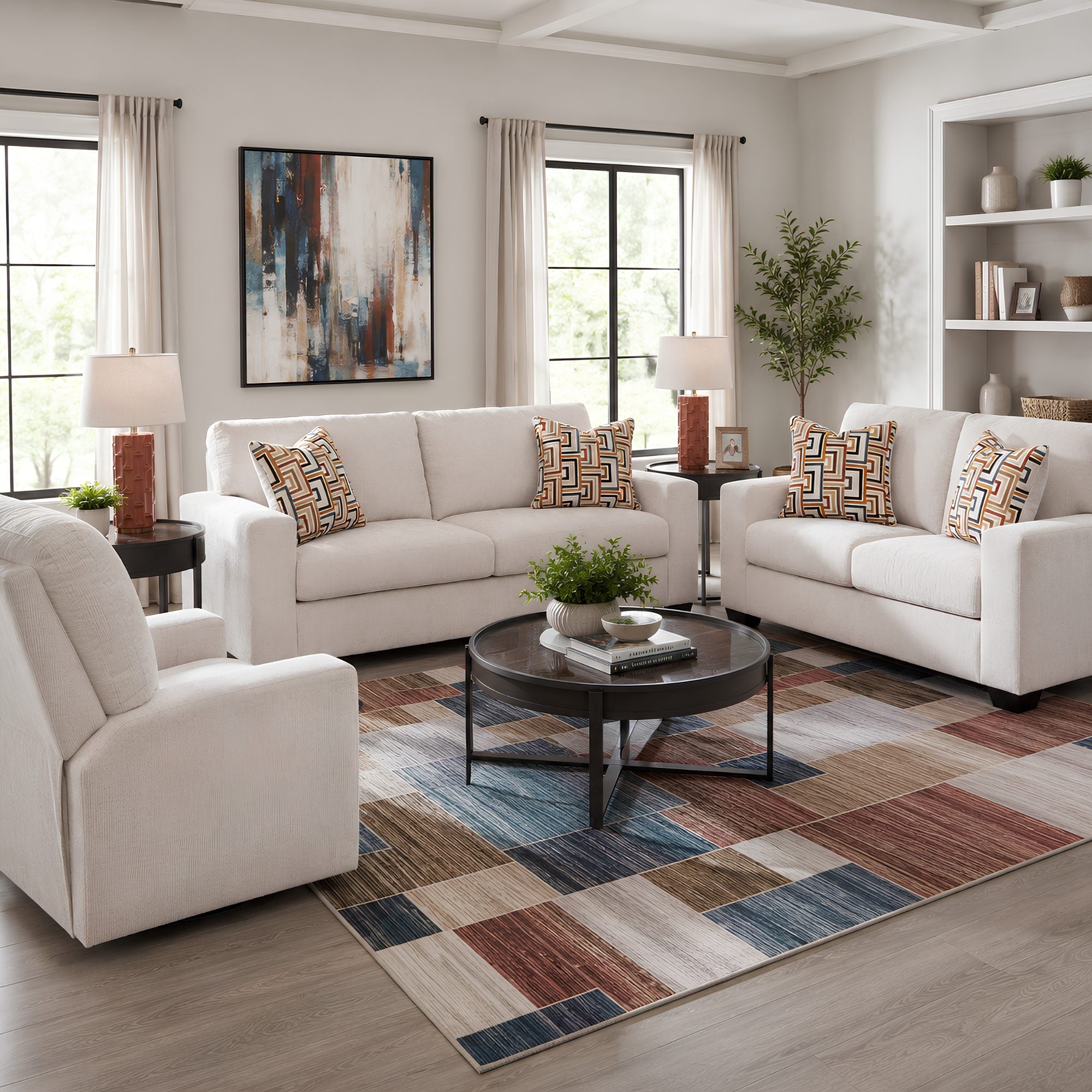 Aviemore Sofa Set in Stone