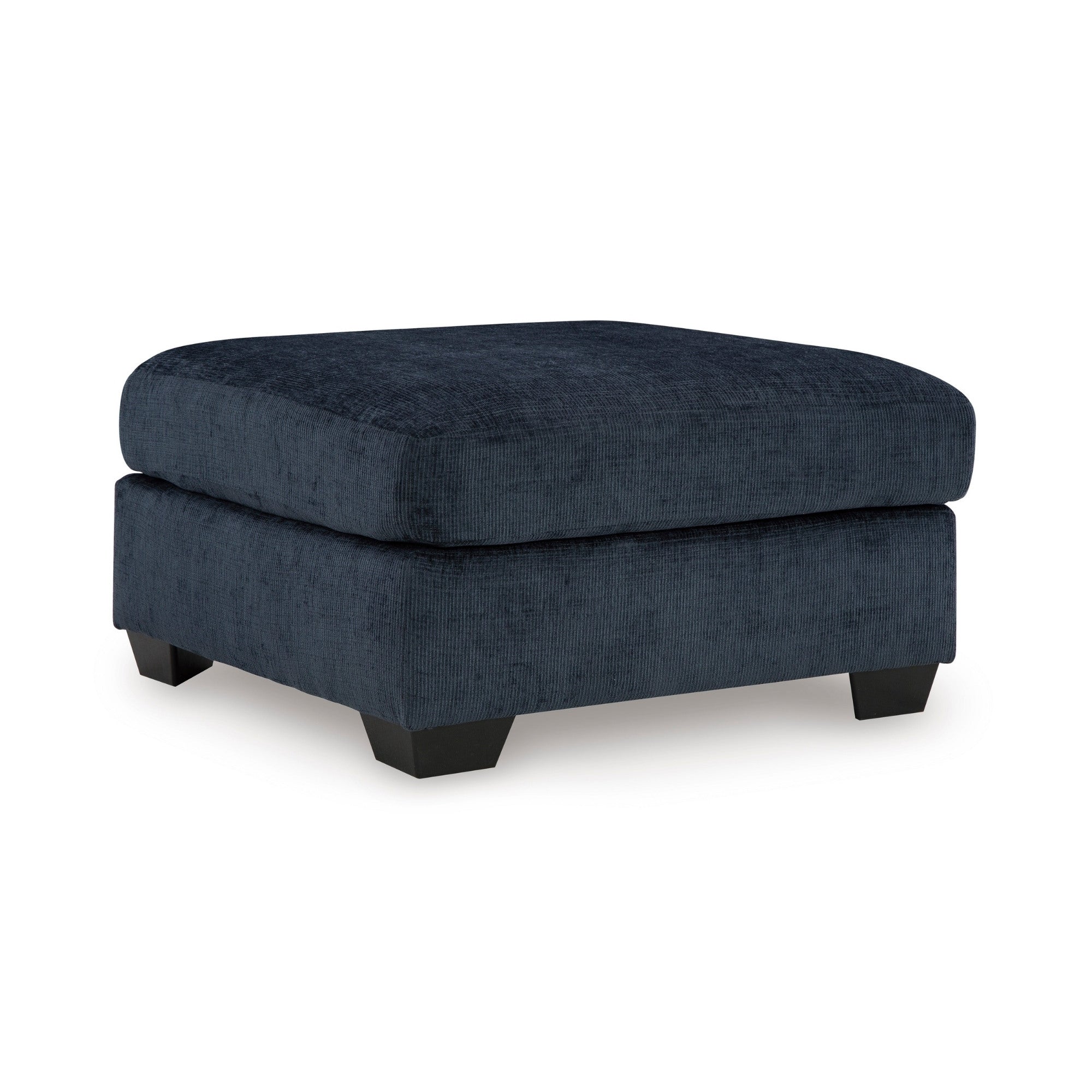 Aviemore Oversized Accent Ottoman in Ink