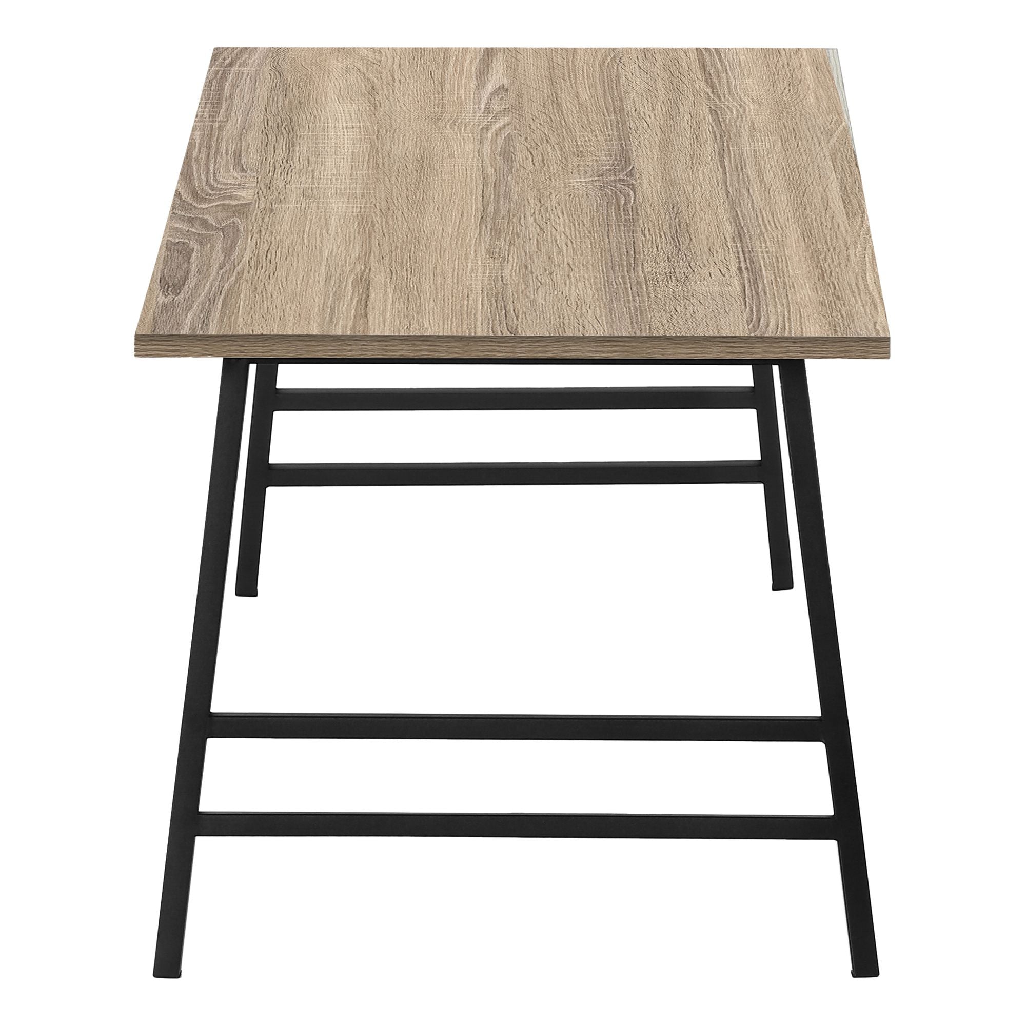 Dark taupe Axon coffee table by Monarch Specialties with sleek, modern design and wooden finish, perfect for living room decor.