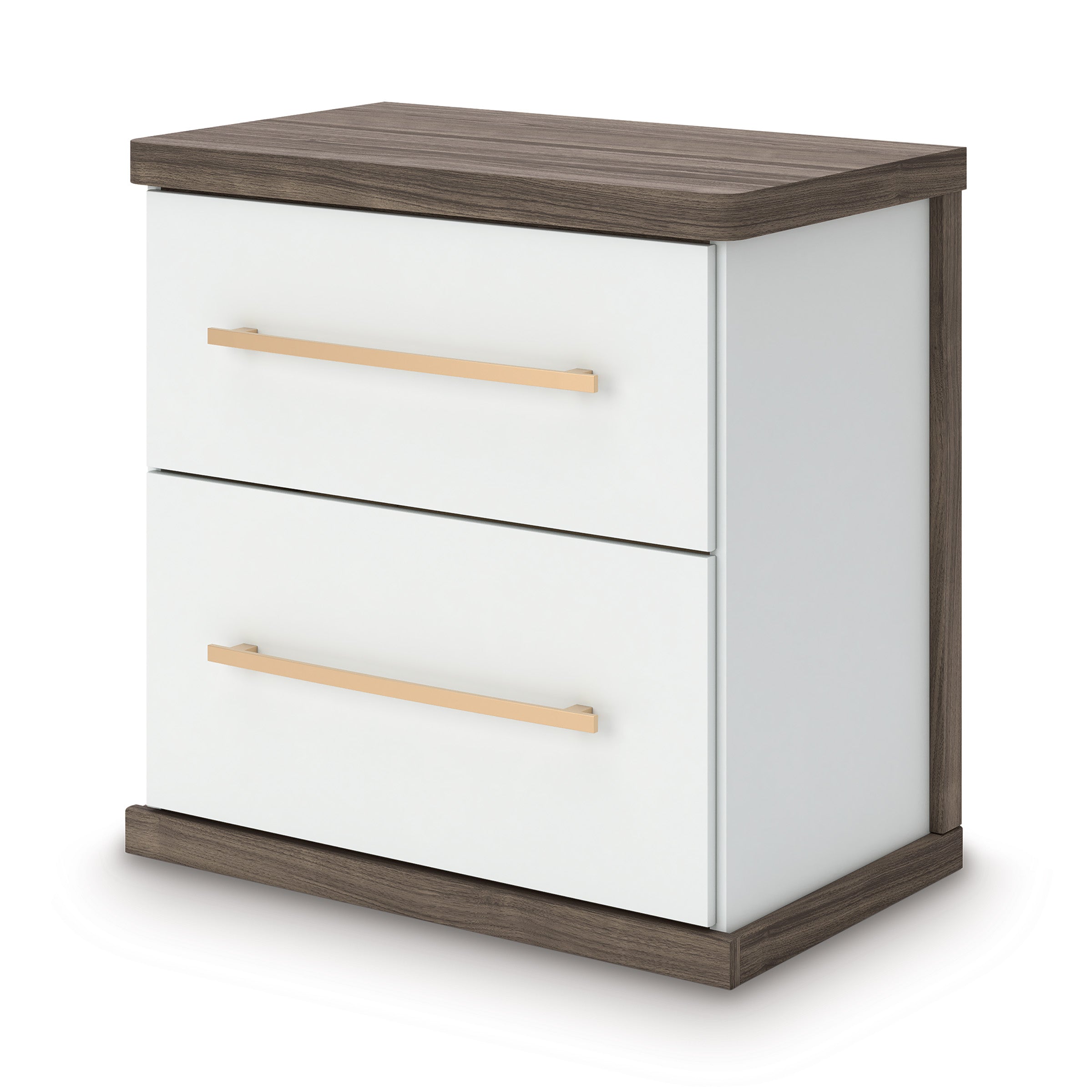 Kendanport Two Drawer Night Stand
