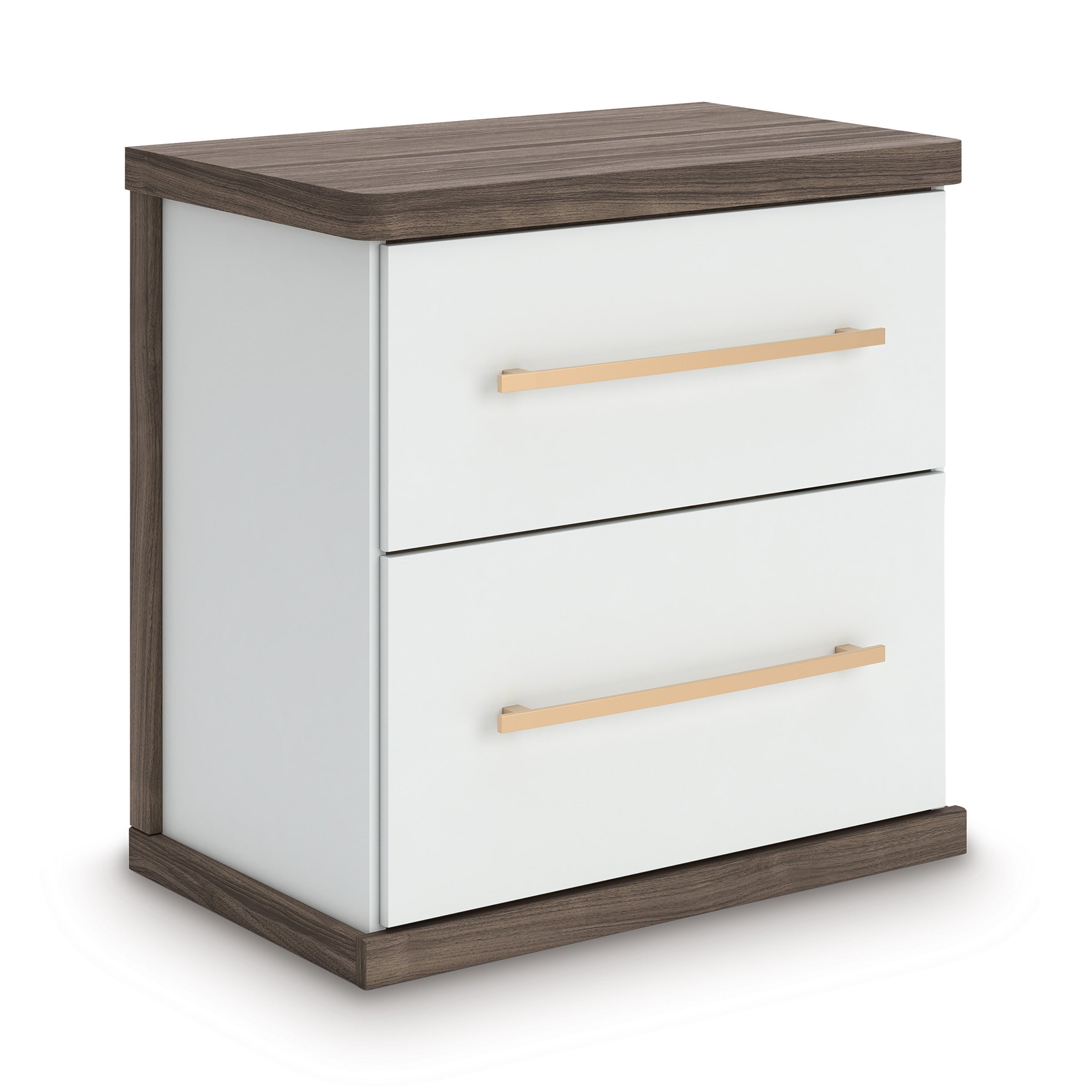 Kendanport Two Drawer Night Stand