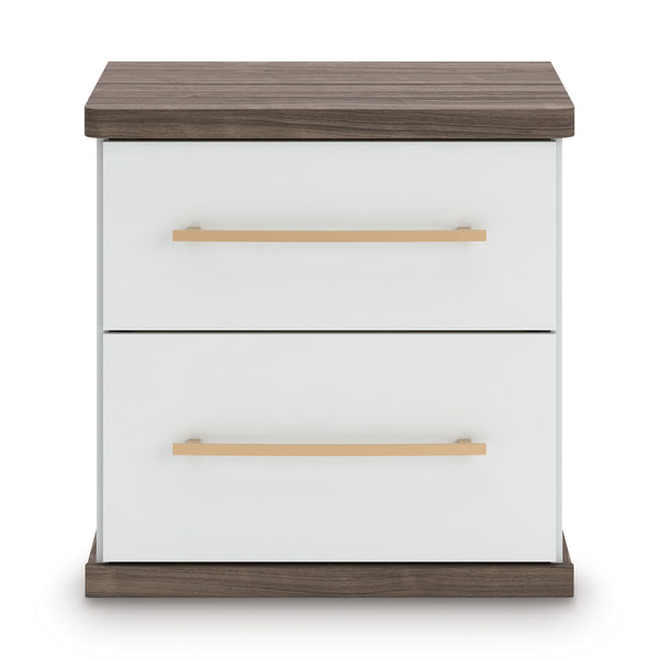 Kendanport Two Drawer Night Stand