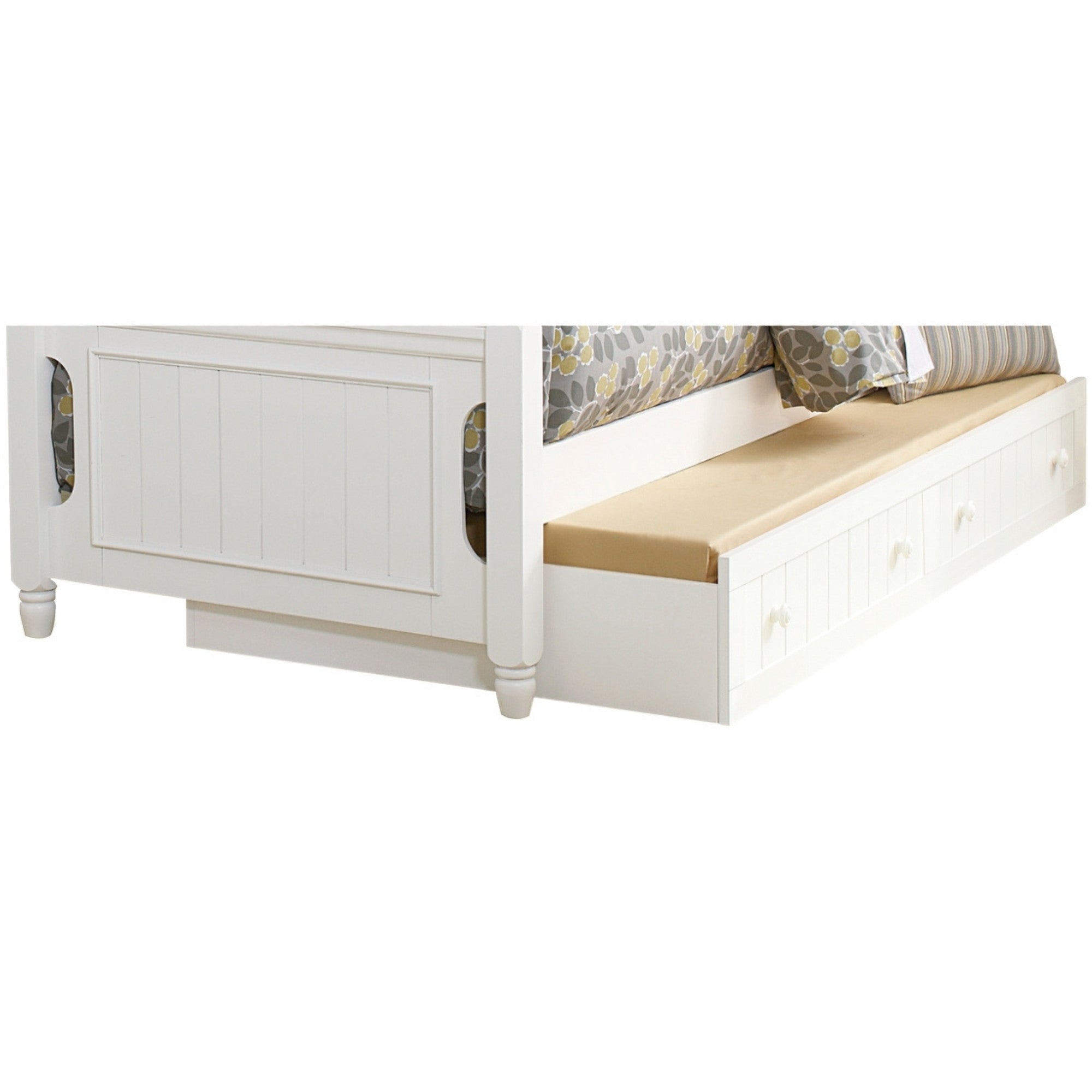 MAZ Clementine Collection bed in a bedroom with neutral decor, showcasing a modern, stylish bed frame and cozy bedding.