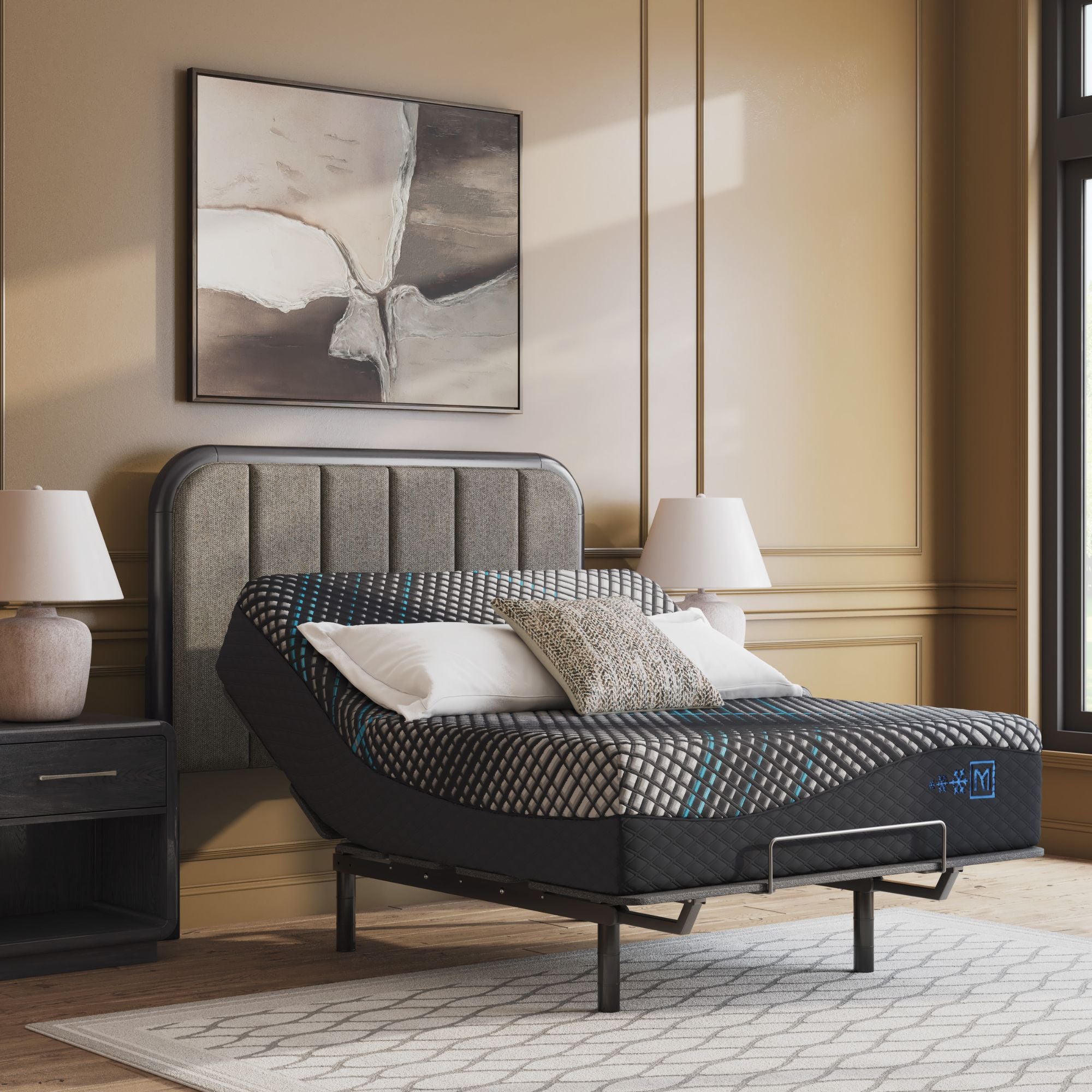 Millennium 16-inch 2.0 hybrid ultra plush mattress with soft fabric cover and plush surface, designed for comfort and support.