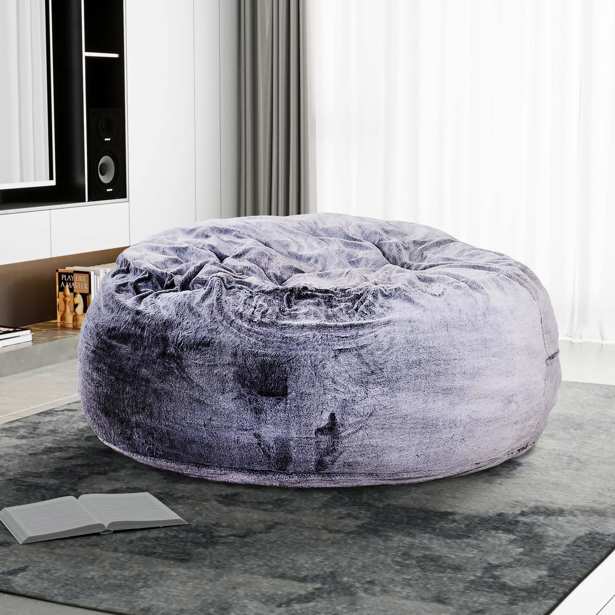 Sealy® Bala 5ft Foam Bean Bag Lounger Grey