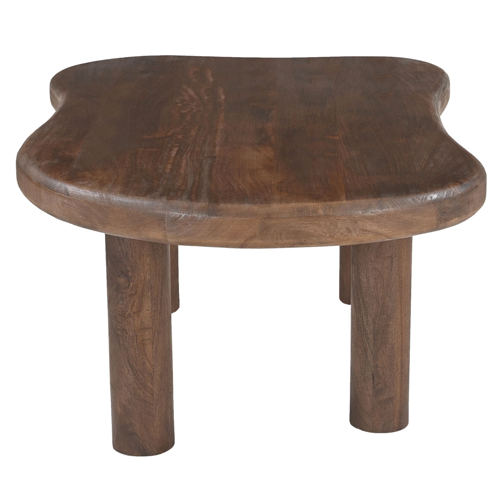 Zaloa Organic Coffee Table in Dark Walnut