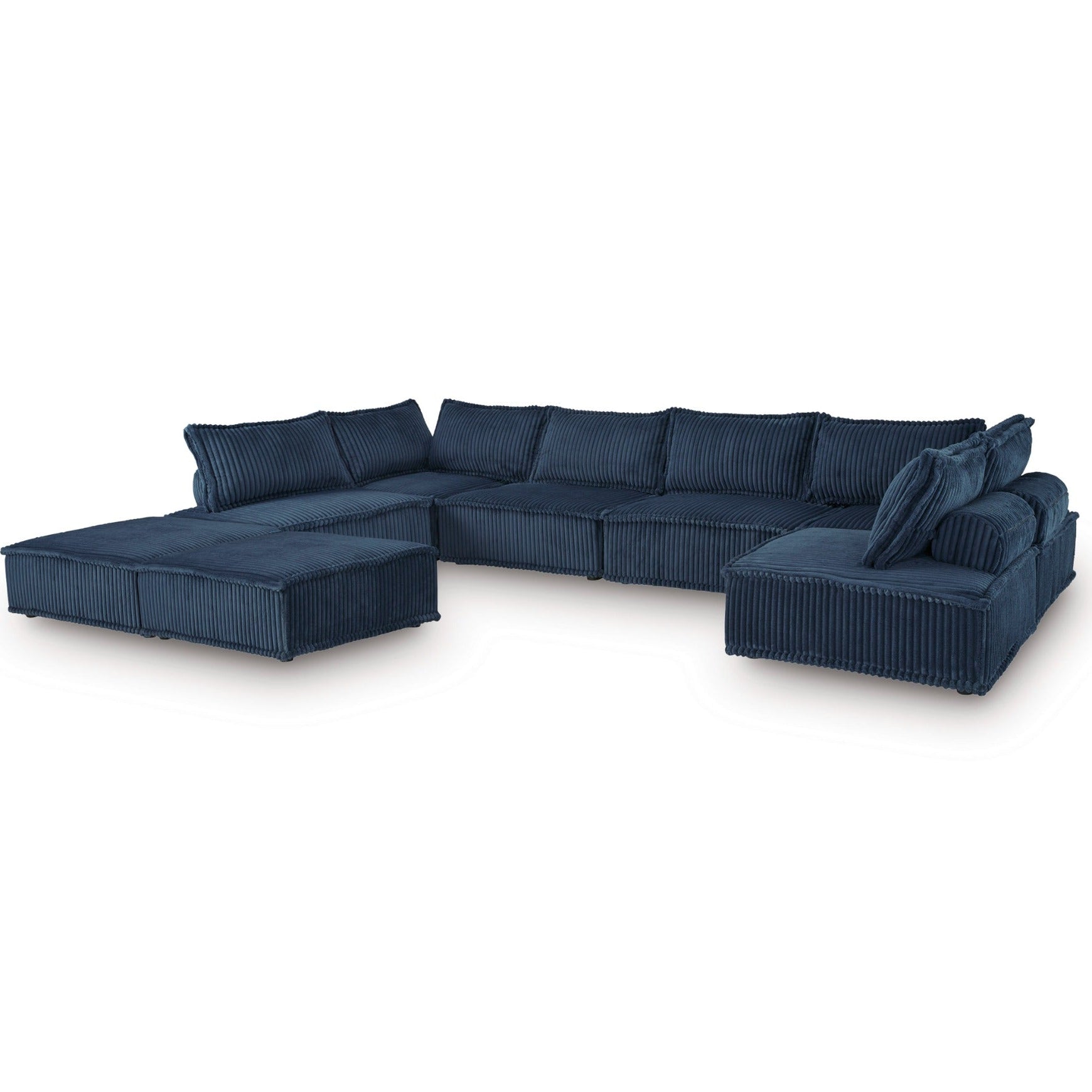 Bales 8-Piece Modular Sectional in Navy