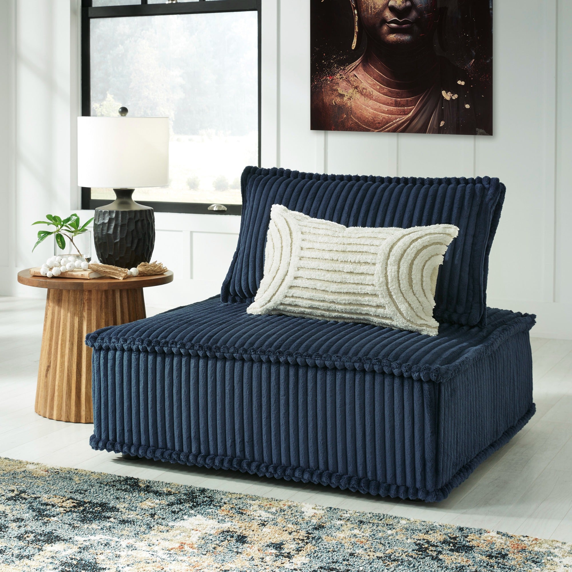 Bales Modular Accent Chair in Navy