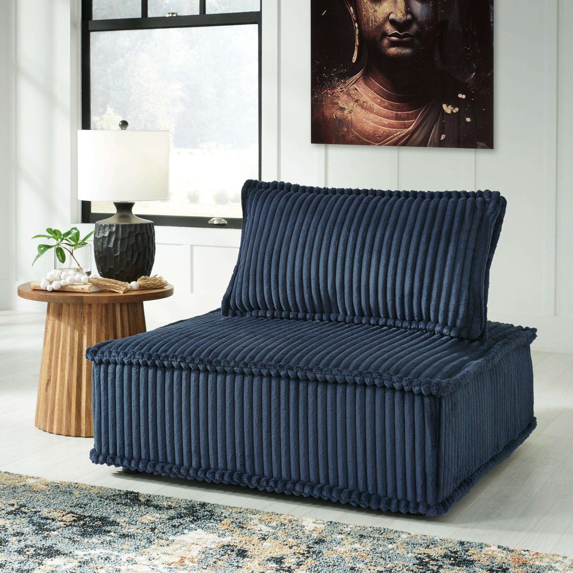 Bales Modular Accent Chair in Navy