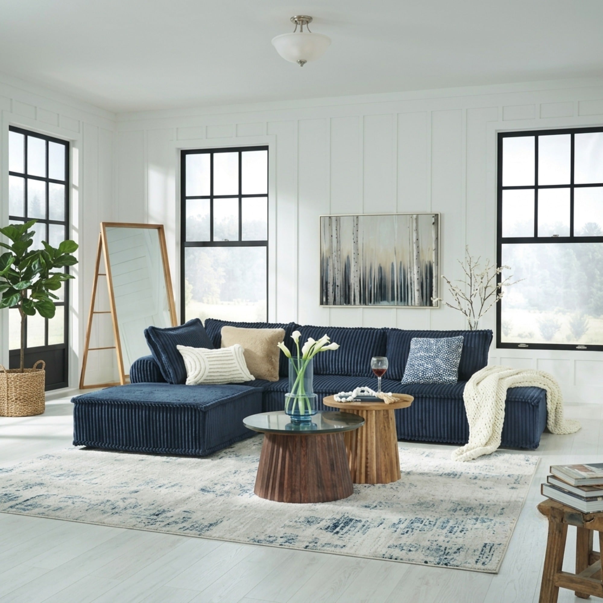 Bales 4-Piece Modular Sectional Navy