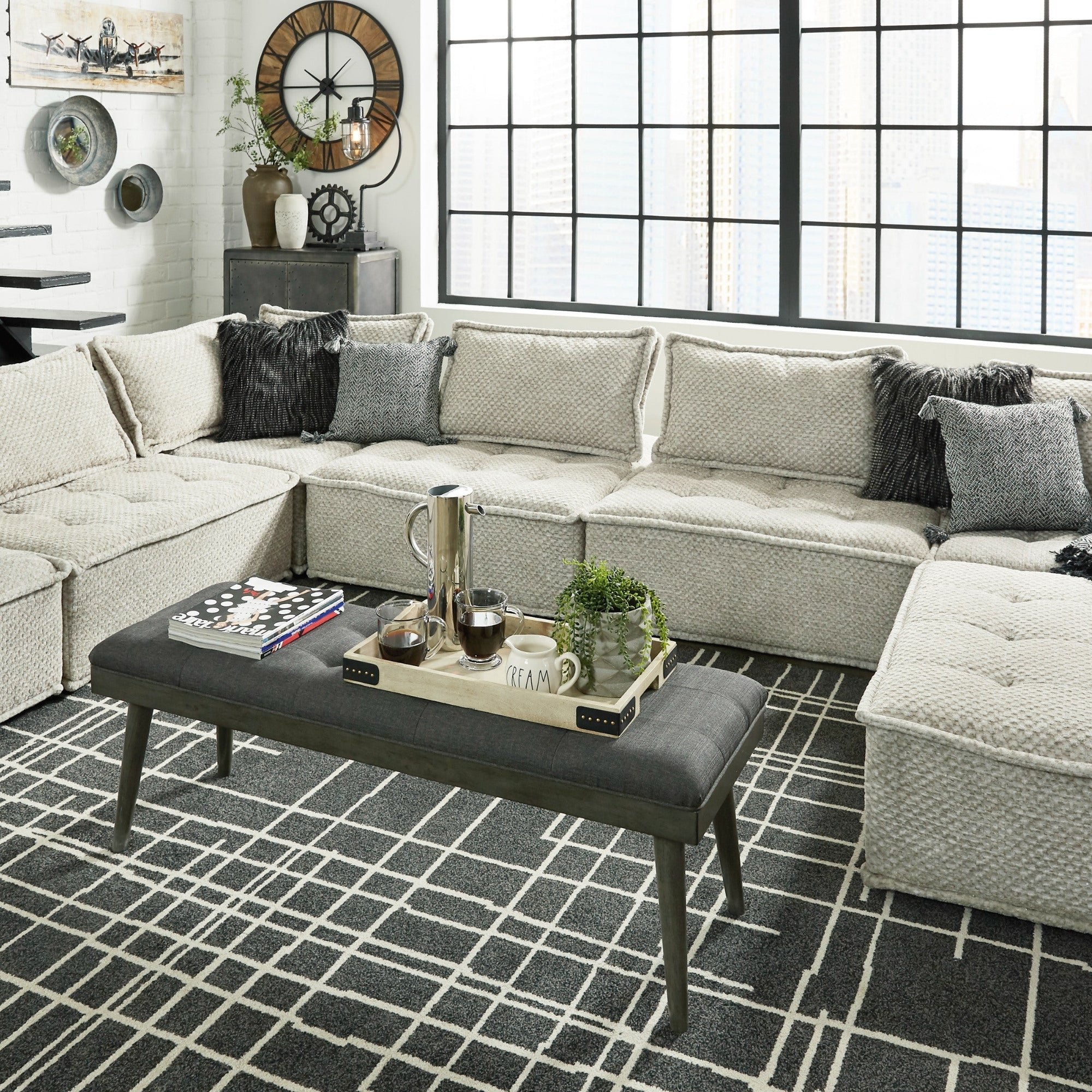 Bales 7-Piece Modular Sectional in Taupe